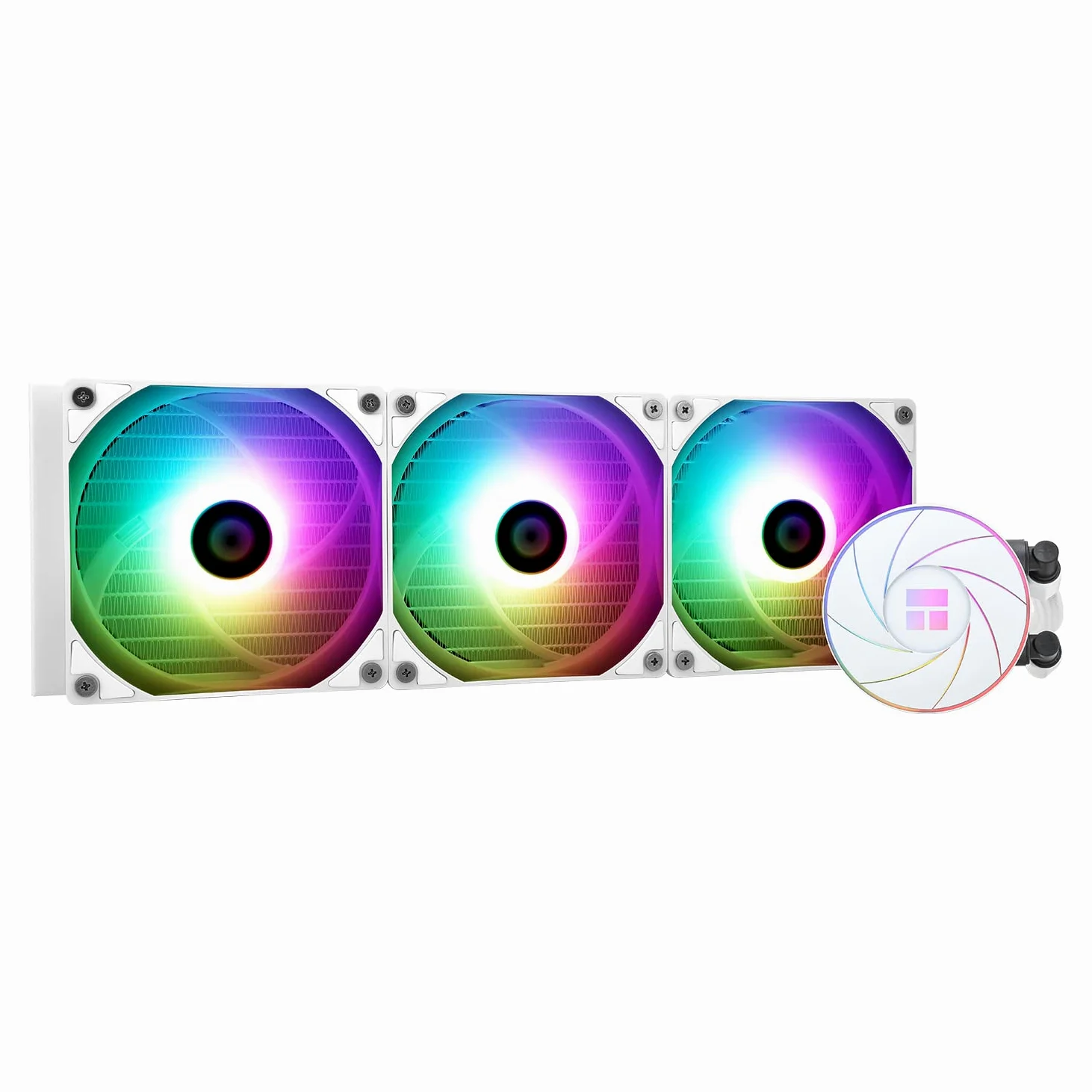 Thermalright TR AQUA ELITE 360 Radiatore ad acqua ARGB CPU,con 3 ventole PWM ARGB,velocità 1550RPM,per AMD/AM4/AM5& Intel LGA115X/1200/1851/1700