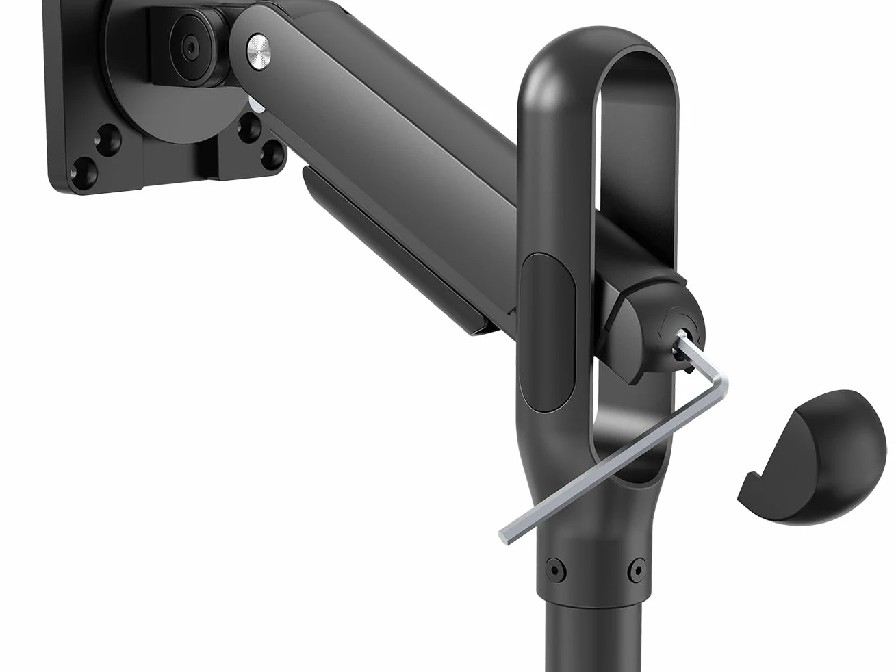 My Wall HT34L - Supporto singolo per monitor da 17 a 88,9 cm (35), inclinabile, altezza regolabile
