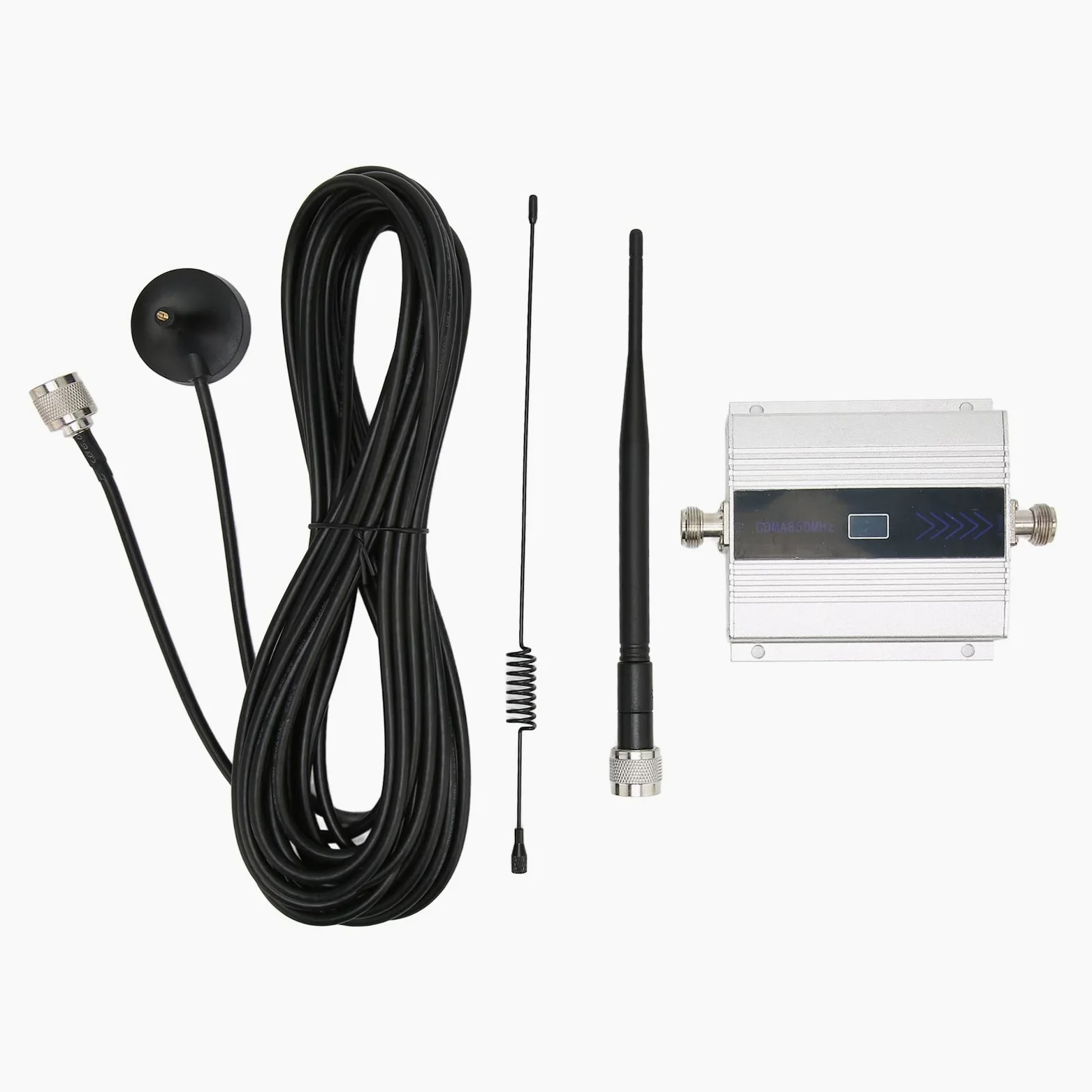 Amplificatore di Segnale per Telefono Cellulare per Ufficio Domestico, Potenzia il Segnale 4G LTE 5G, Fino a 1.500 Piedi Quadrati, Antenne Ad Alto Guadagno, Approvazione FCC,