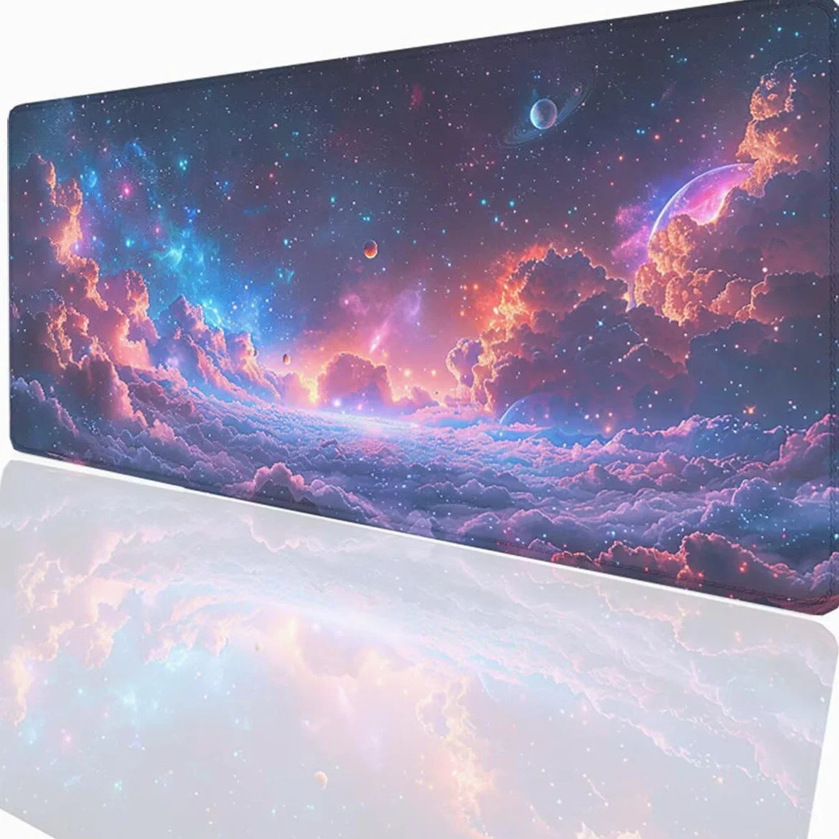 Tappetino per Mouse Gaming XXL 1200x600x3mm– Ufficio Mousepad Grande – Migliora la Velocità e la Precisione Tenuta Stabile Sottomano per Ufficio e Casa Accessori Scrivania Universo PjY9847 N-U