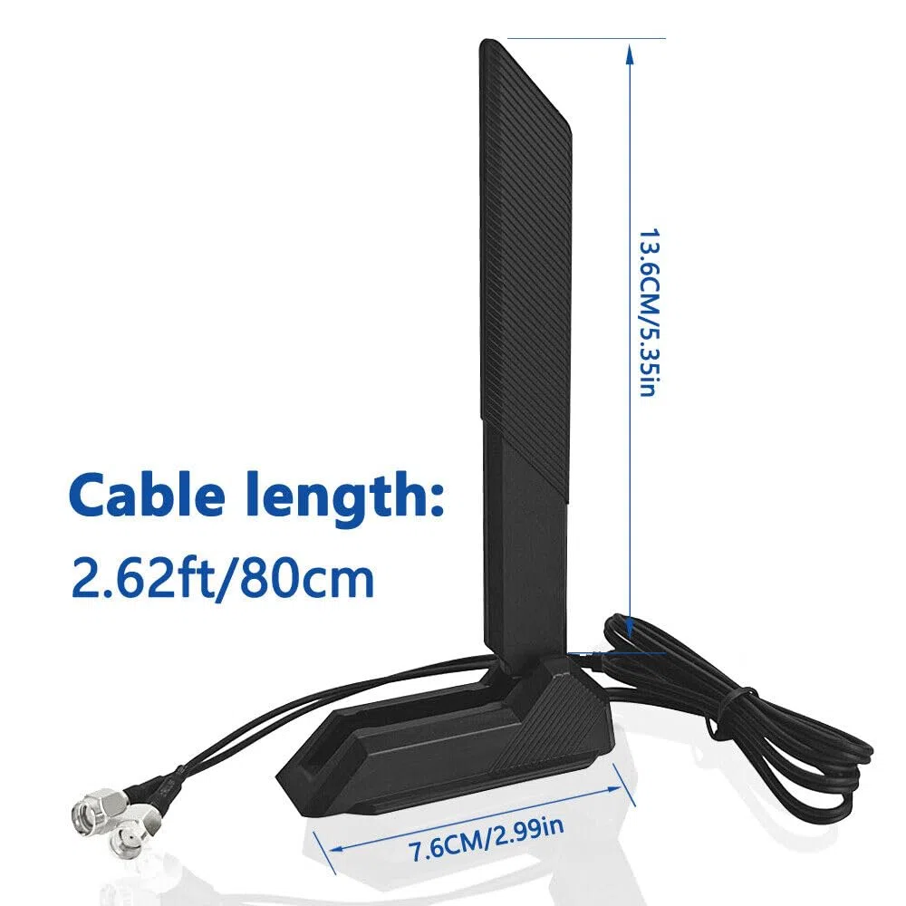 Gaming Antenna Esterna Antenna WiFi per ASUS ROG Strix B660-I Z590-E Z690-A Z690-E Z690-I X570-E Z590-F Z590-I Z690-A Z690-F 14008-02650600 Gaming X570-PRO Z690-PLUS ProArt Z690-CREATOR