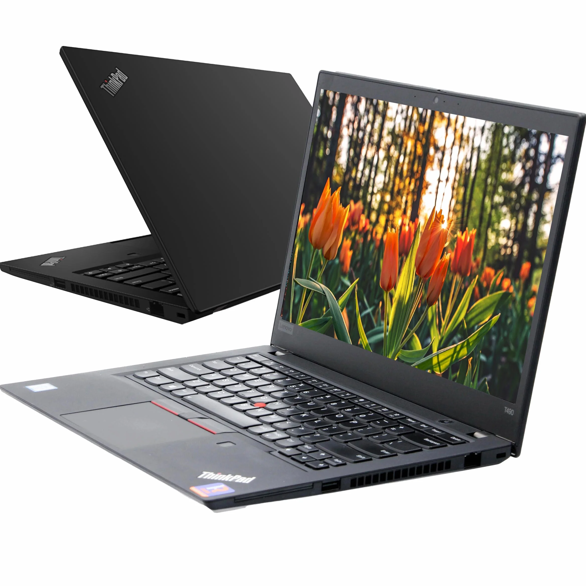 Lenovo Thinkpad T490 Business Laptop Notebook, 14" (1366x768), Intel Core i5-8365U, 16 GB RAM, SSD da 512GB, tastiera US QWERTY, Windows 11 Pro (ricondizionato)