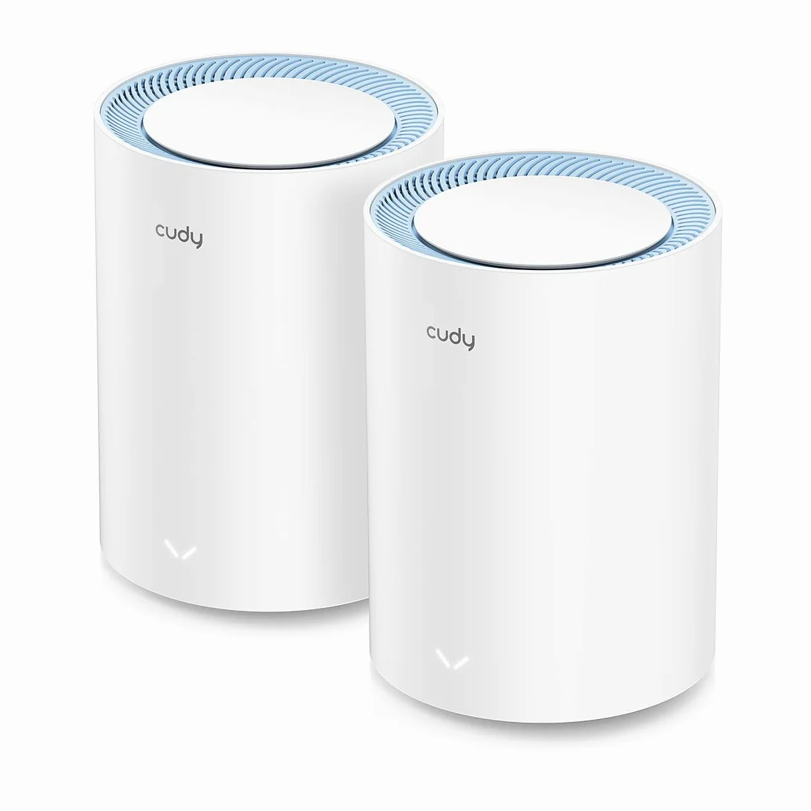 Cudy AC1200 Sistema WiFi a Rete Completa, Dual Band, Estensore WiFi, Porte 10/100M, Antenne ad alto guadagno, VPN, Cloudflare, M1200 2-Pacchetto