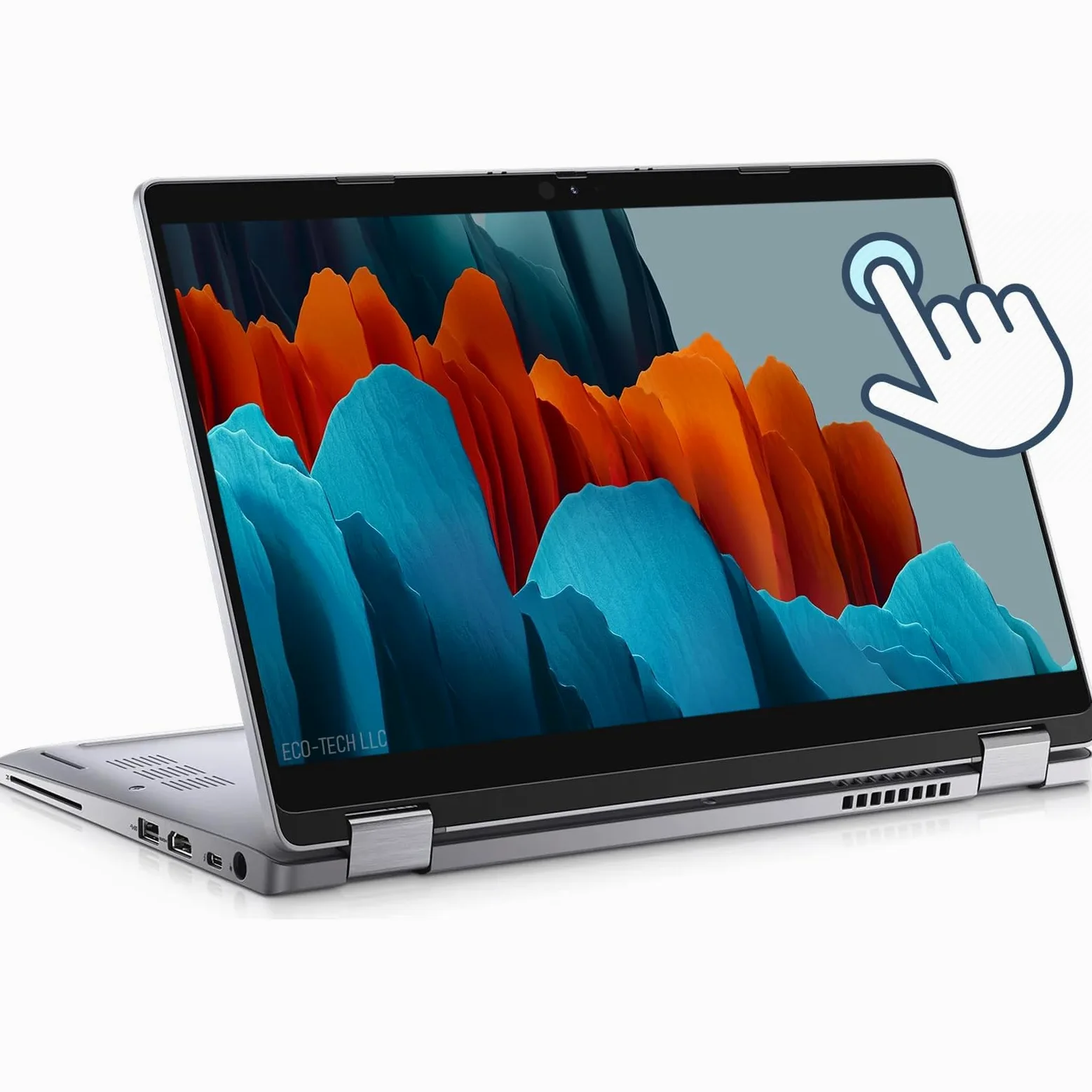 Dell Latitude 5310 2 in 1 Laptop 13.3'' FHD (1920 x 1080), Intel Core i7-10610U, 16 GB di RAM, SSD da 256 GB, tastiera QWERTY americana, Windows 11 Pro (ricondizionata)