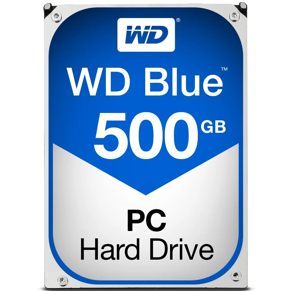 WD WD5000AZLX Blu Hard Disk Desktop da 500 GB, 5400 RPM, SATA 6 GB/s, 32 MB Cache, 3.5 "