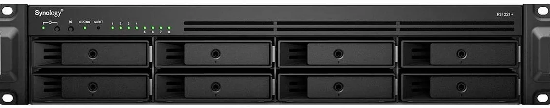 Synology RackStation RS1221+ Nas/Storage Server Rack (2U) Ethernet LAN Black V1500B