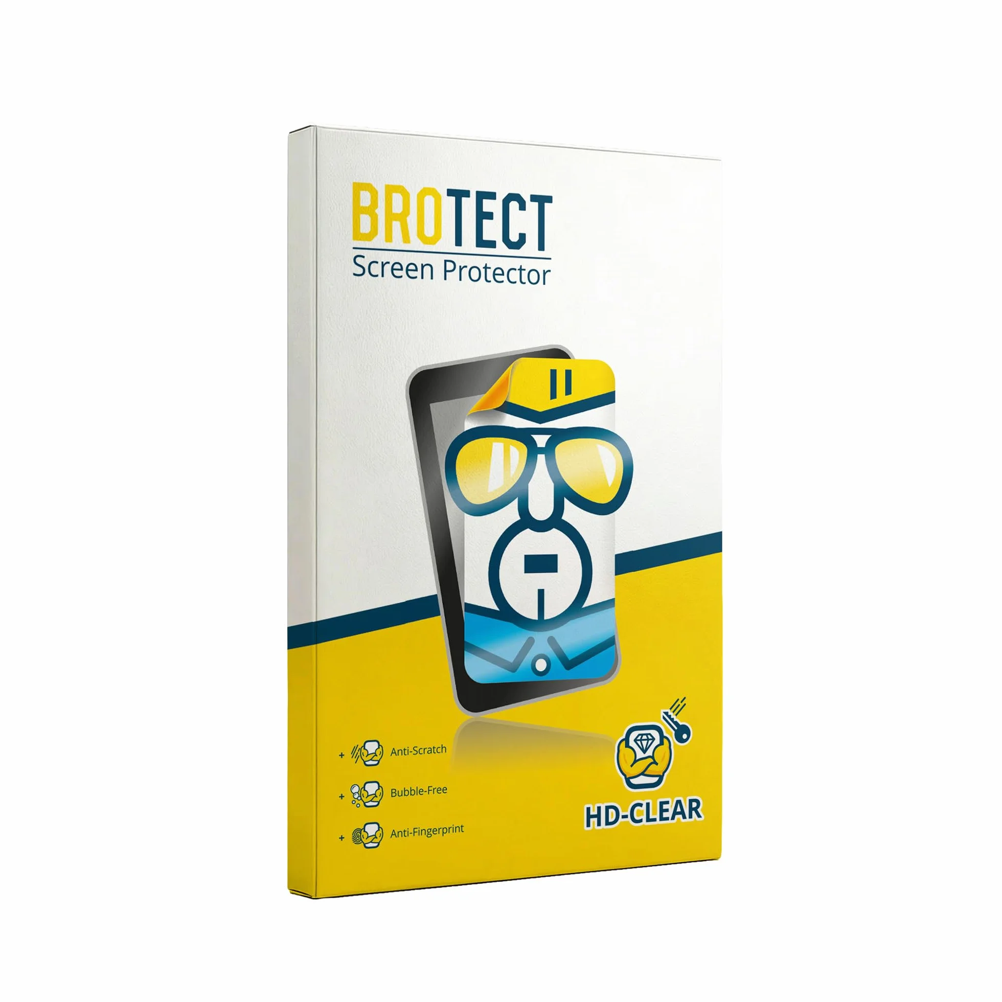 brotect 15" Pellicola Protettiva per PC touch panel con 15,0 Pollici (38.1 cm) [305 x 228 mm, 4:3] Trasparente Anti-Impronte