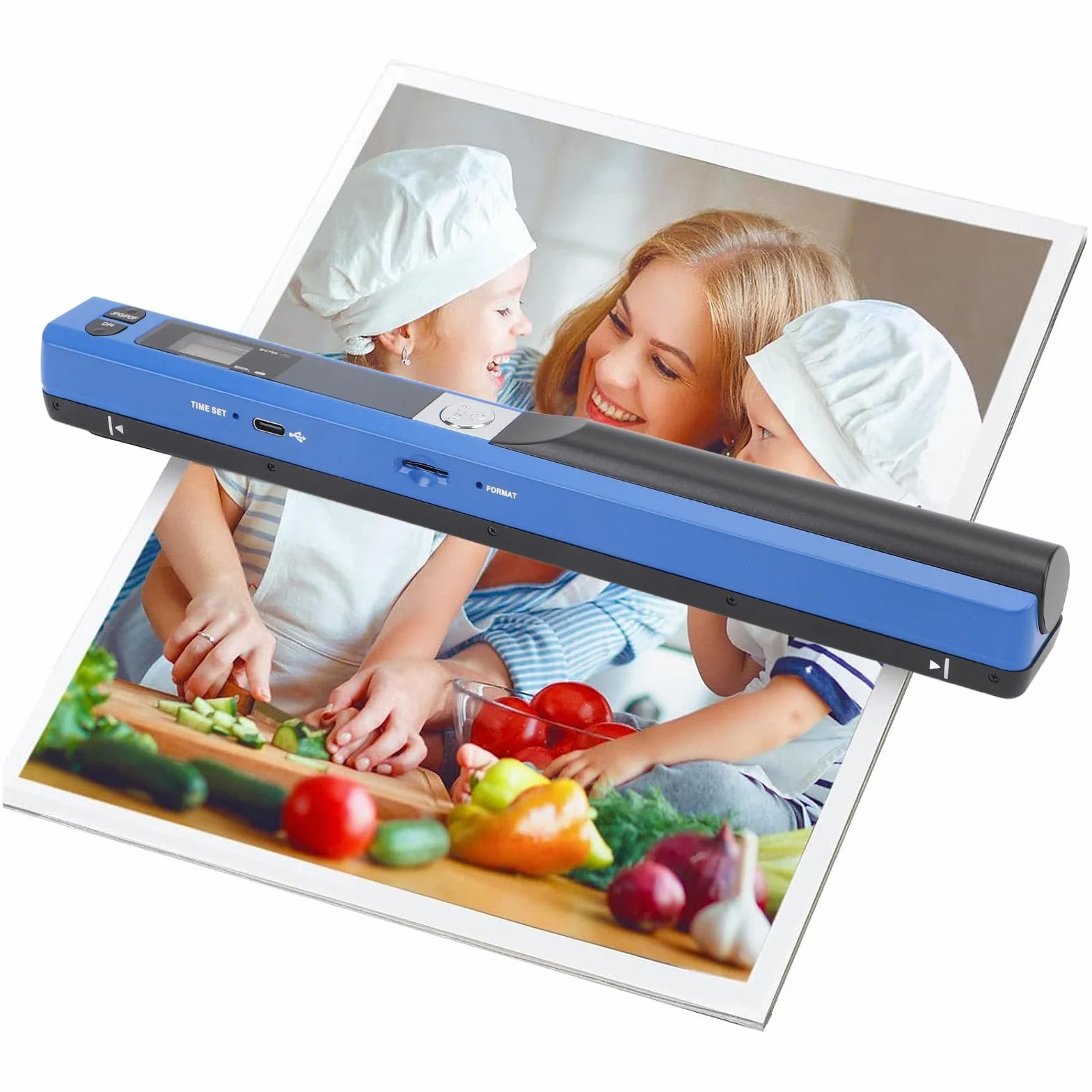 CHICIRIS Scanner per Documenti Portatile Portatile Scansione Rapida 900 Dpi per Uffici Bancari, Connessione USB per XP/7 e OS X 10.4, Ideale per Avvocati e Studenti ()