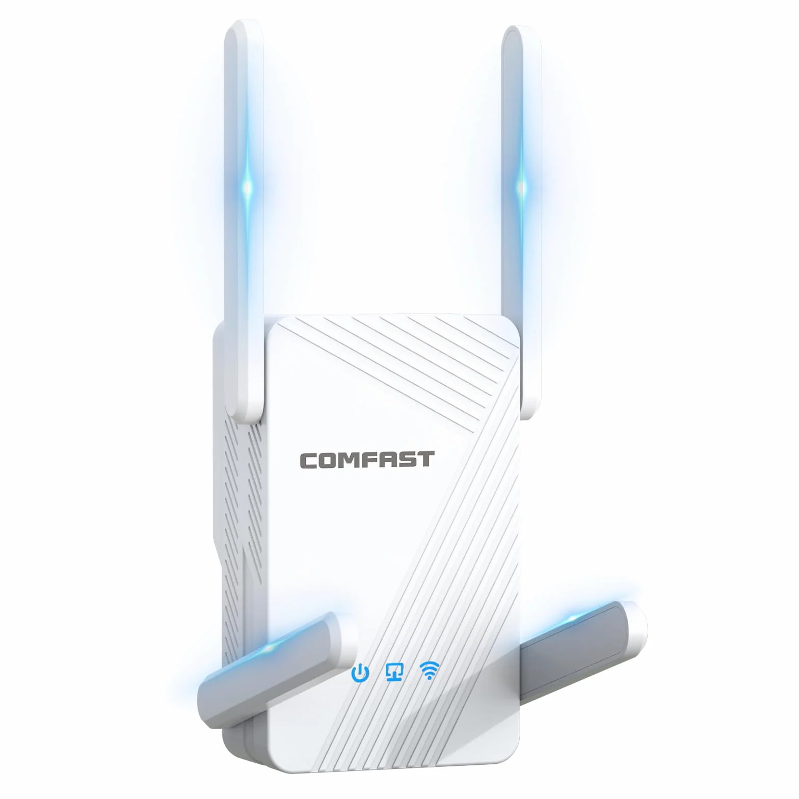 COMFAST Ripetitore WiFi Potente BE3600 Mbps, WiFi 7 Amplificatore WiFi | Doppia Banda, 4*5dBi Antenne, 1 Porta Gigabit, Ripetitore WiFi Potente Compatibile con Tutti I Box Internet