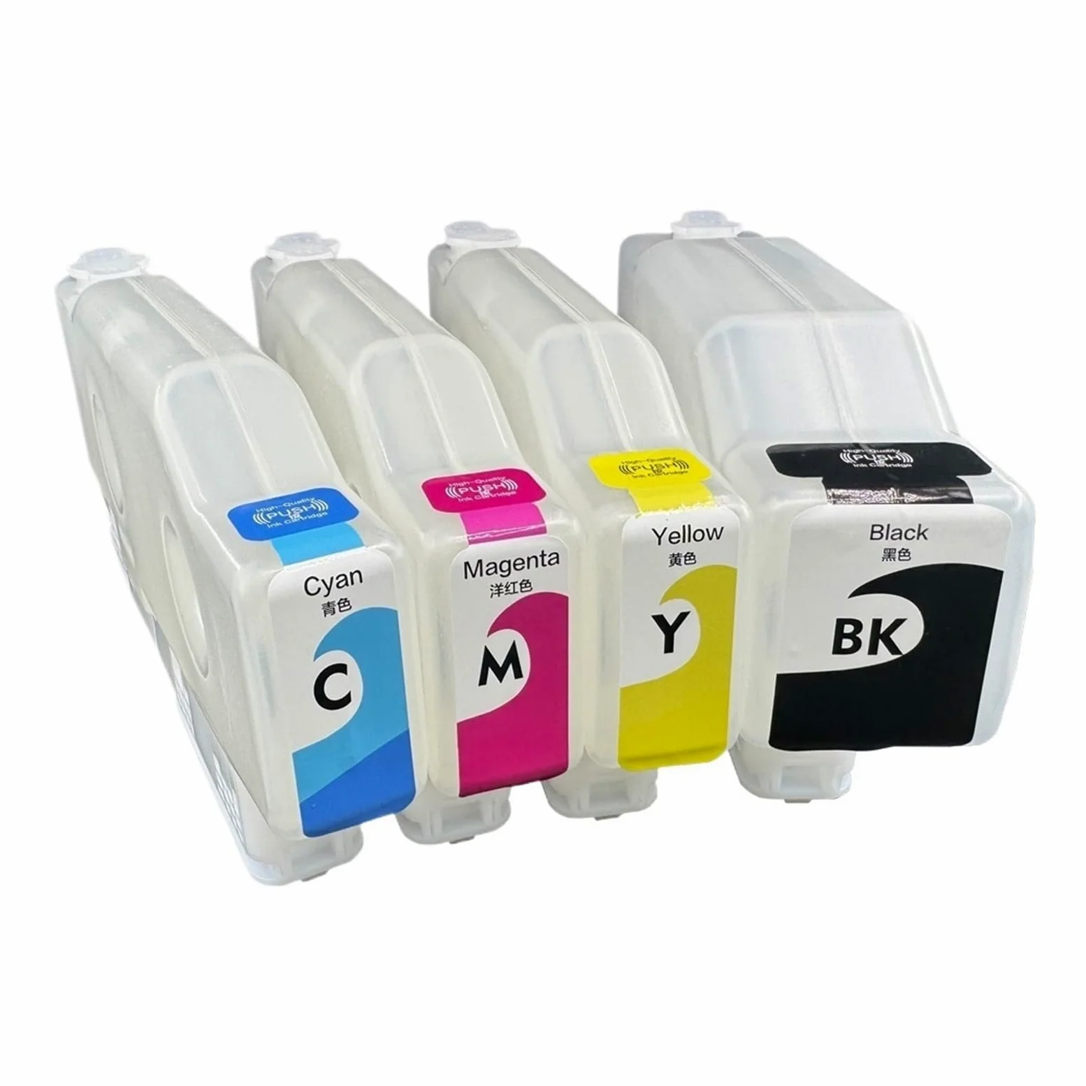 Compatibile con Epson, cartuccia T08N AM-C400 C550 | T08N T08Q cartuccia d'inchiostro ricaricabile vuota senza chip for AM-C400 C550 650ML 350ML
