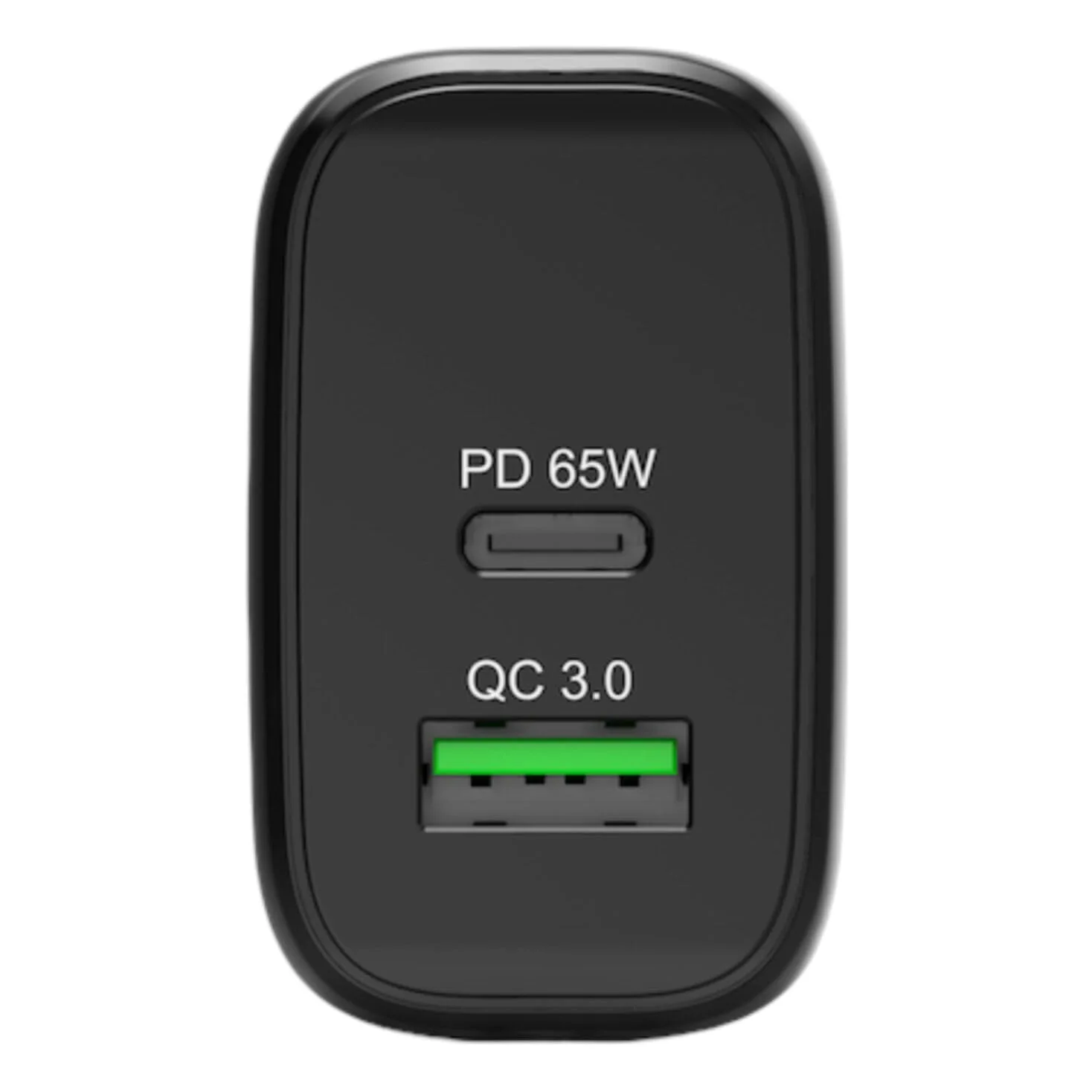 Caricabatterie Da Muro Gan UsB-C E UsB-A - Port Designs - 902104eu - 65 W - Nero