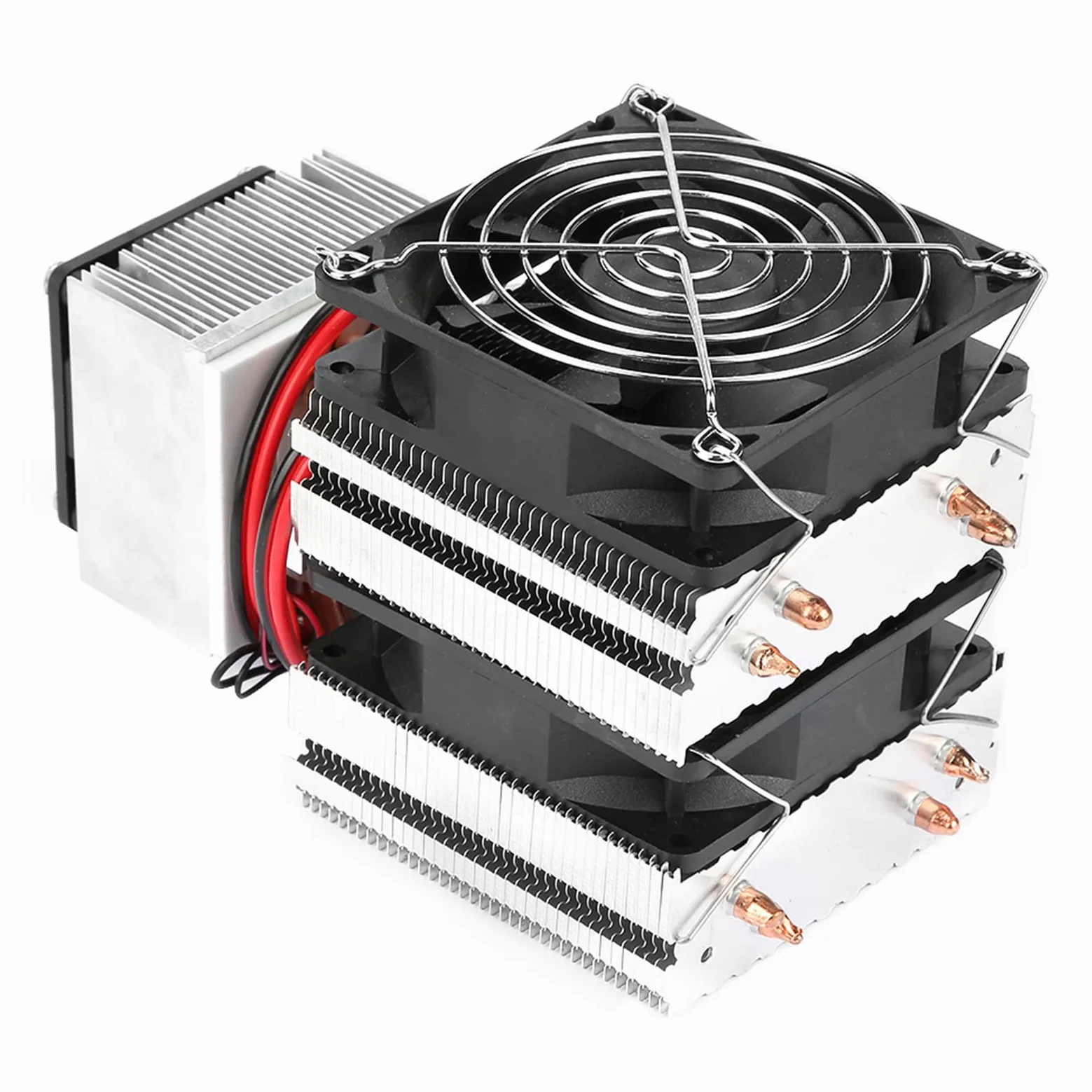 Dispositivo di raffreddamento termoelettrico 12715 di refrigerazione a semiconduttore Potente dispositivo di raffreddamento Mini frigorifero fai-da-te per casa ufficio Aut