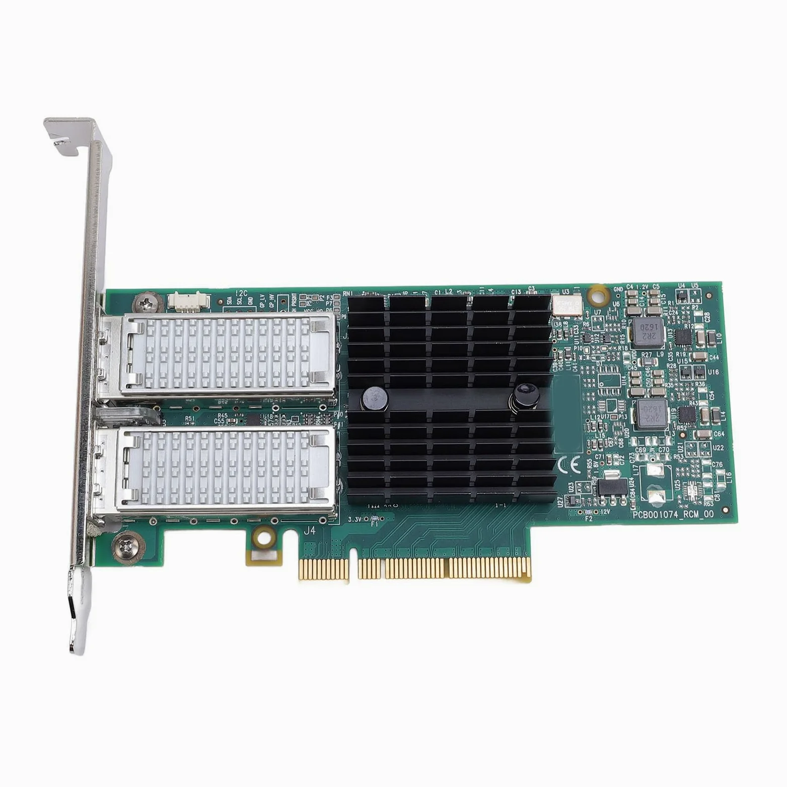 Yctze Scheda di Rete PCI FCCT MCX354A, Adattatore di Rete Ethernet PCIE 3.0 QSFP da 40 Gbs a Doppia Porta, con Motore di Offload Hardware, per Data Center e Server