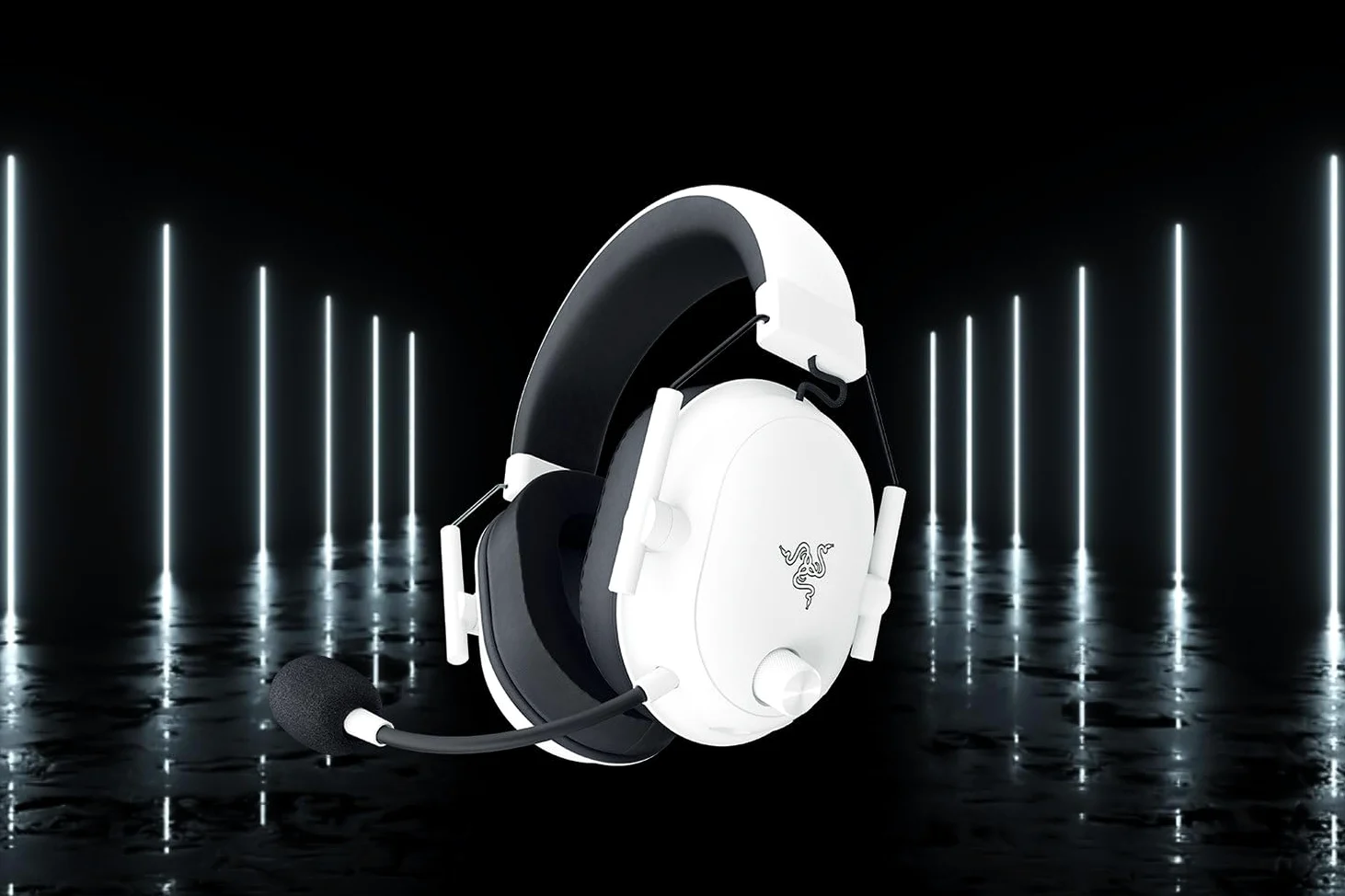 Razer BlackShark V2 Hyperspeed - Cuffie wireless per videogiochi, ultra leggere, 280 g, colore: Bianco