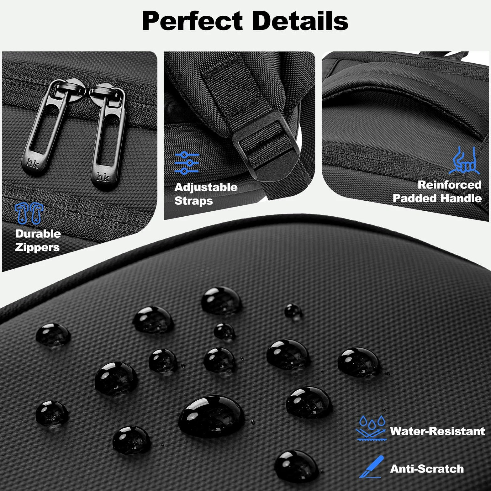 30L Zaino Viaggio Cabina Aereo 40x30x20 per 17.3''Laptop | Zaino Business Uomo con USB A&C, Zaino Porta PC Computer Impermeabile Antifurto per Lavoro Ufficio Università, Nero