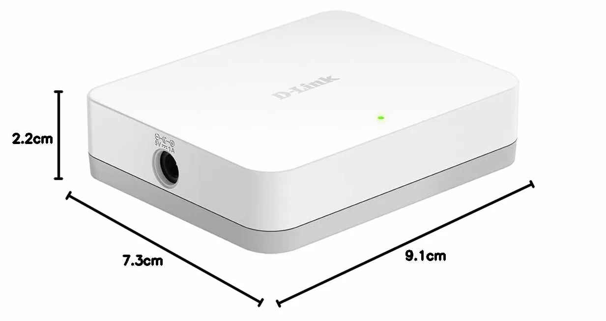 D-Link GO-SW-5G Switch 5 Porte Gigabit, Serie Dlinkgo, Bianco