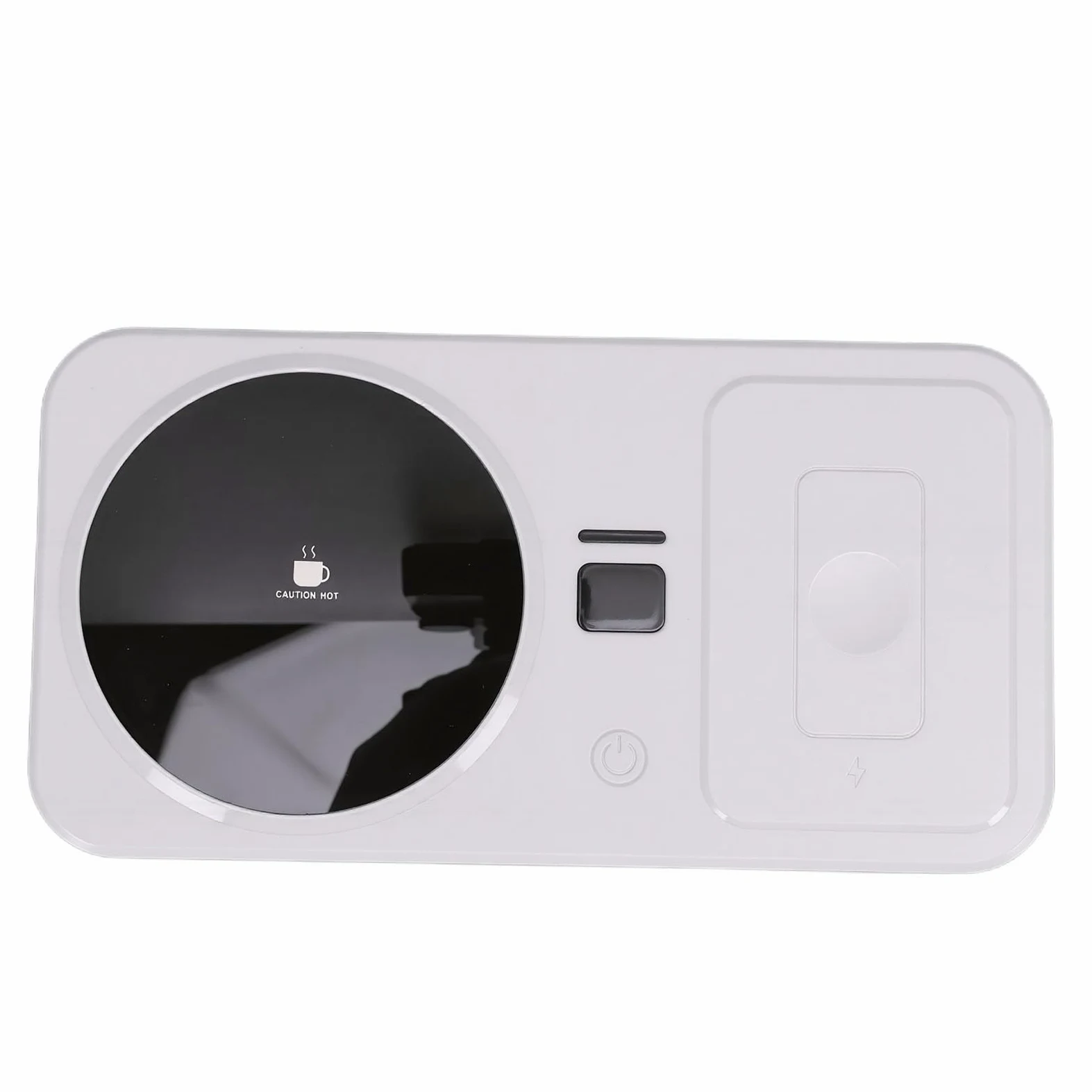 Caricatore per Telefono Scaldatazze con Caricatore 3 Impostazioni di Calore, Spegnimento Automatico 8 Ore per Ufficio, Casa e Viaggio, Piastra Scaldabevande Elettrica