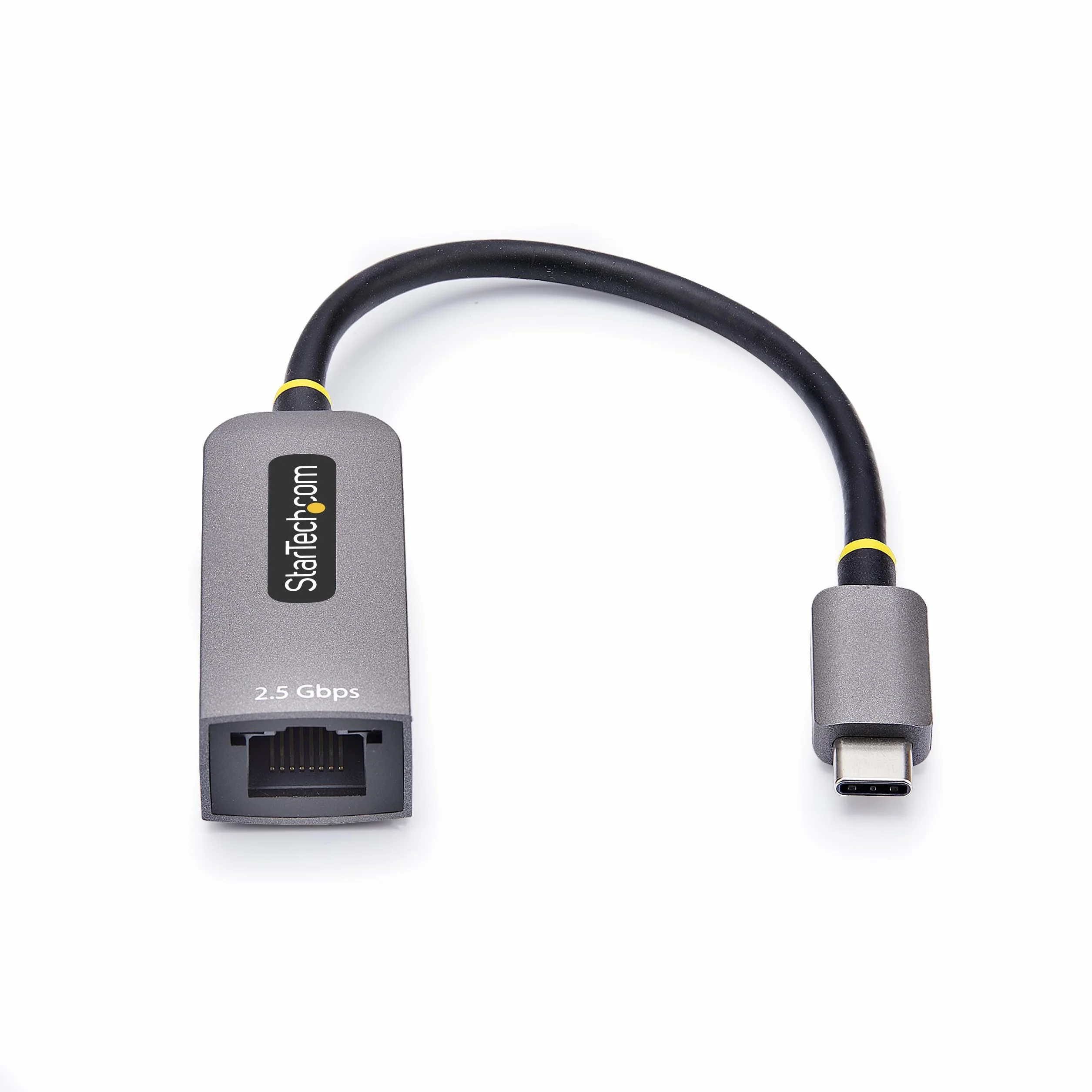 StarTech.com Adattatore Ethernet USB C, Convertitore di Rete/NIC NBASE-T 2.5/1GbE da USB Type-C 3.0 a RJ45; Compatibile TB