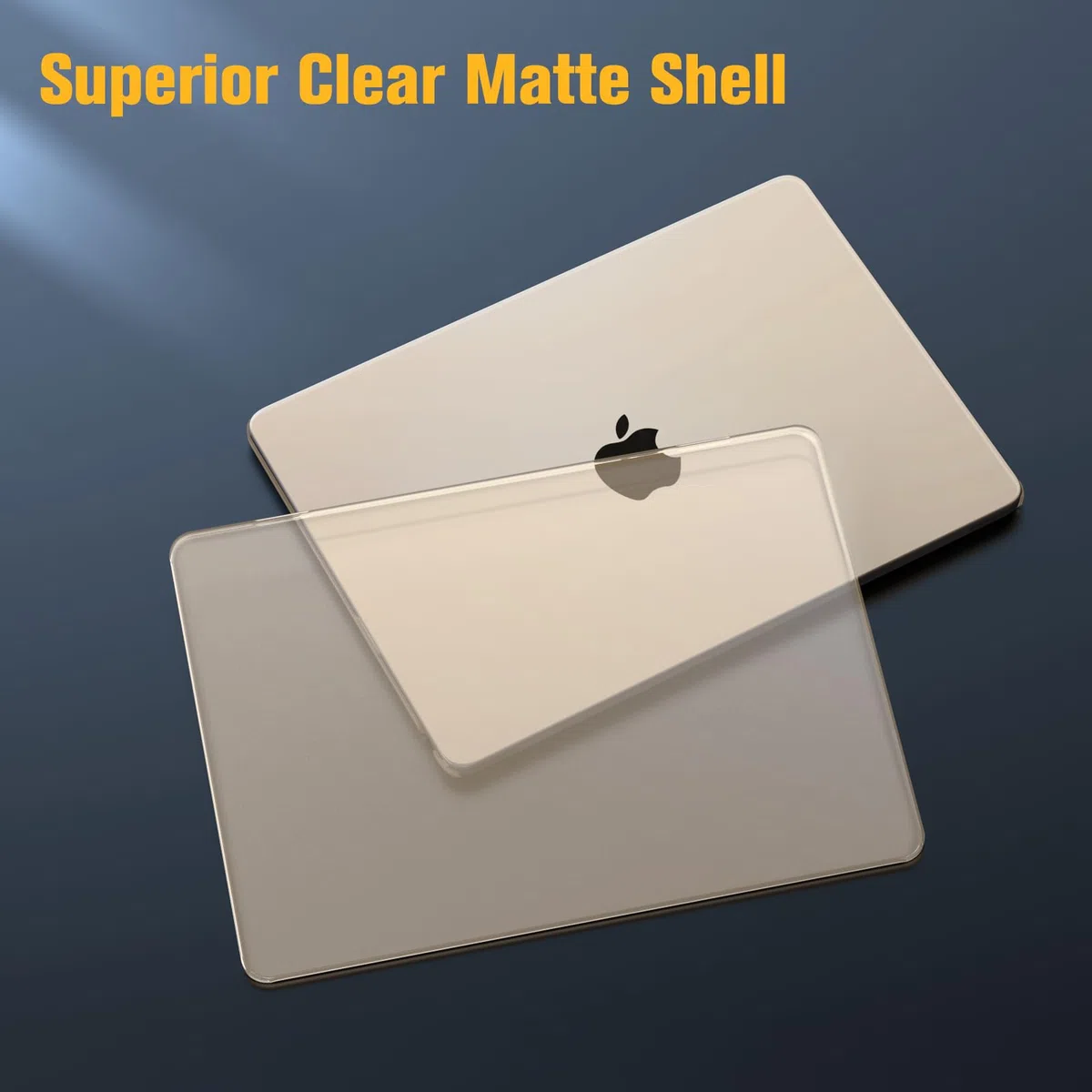 FINTIE Custodia Compatibile con MacBook Air 15 Pollici M5/M4/M3/M2 (A3448/A3241/A3114/A2941, 2026-2023) - [100% Colore Ufficiale] Sottile Cover Rigida Opaca Trasparente Anti-Impronte, Galassia