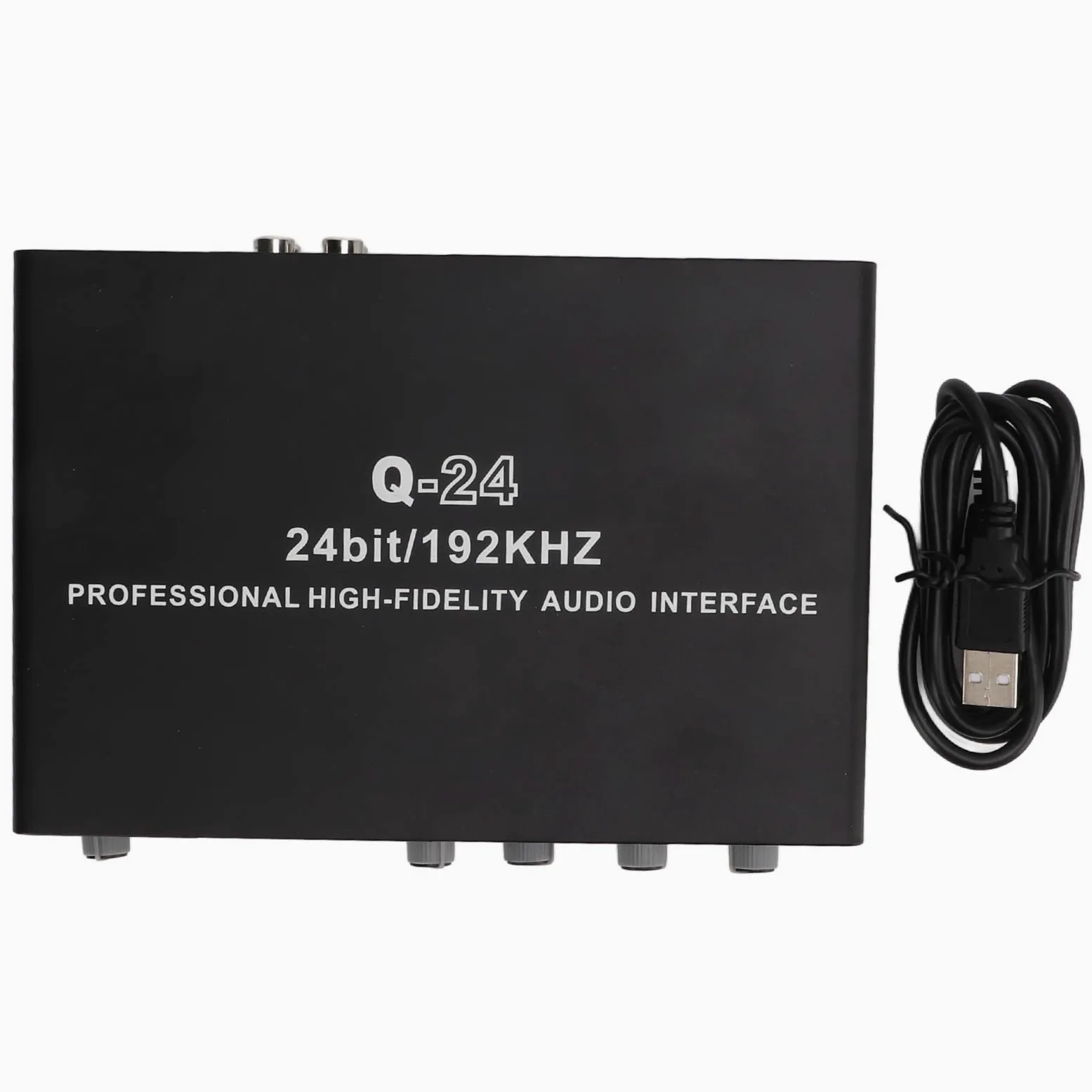 Scheda Audio Live USB, 24BIT 192KHZ Registrazione Professionale Scheda Audio Trasmissione Live Studio Interfaccia USB 2.0 per Trasmissione Live