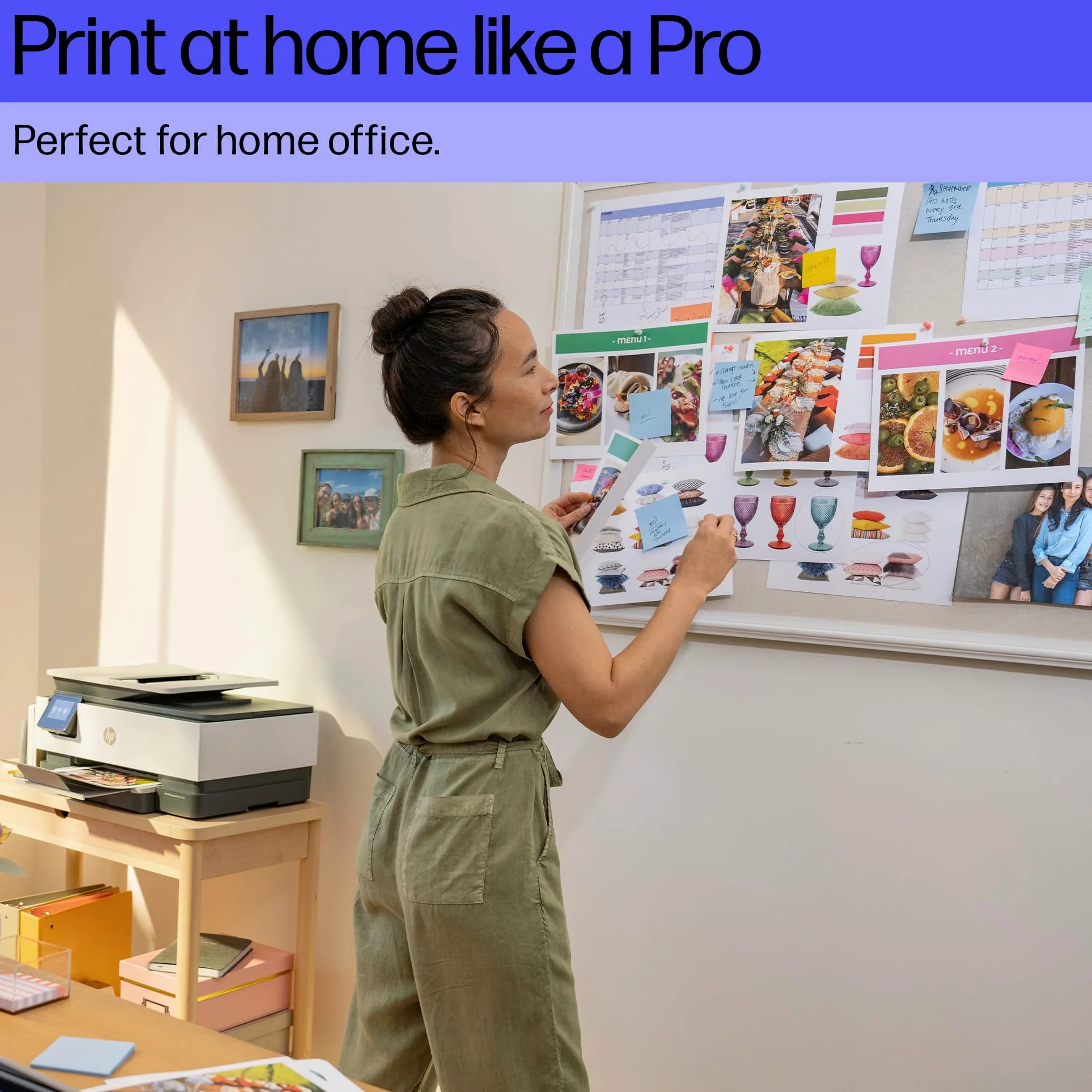 HP OfficeJet Pro 8122e All-in-One Printer | Colore | Stampante per la casa | Stampa, scansione, copia Alimentatore automatico di documenti | Stampa su VPN con HP + (rinnovato)