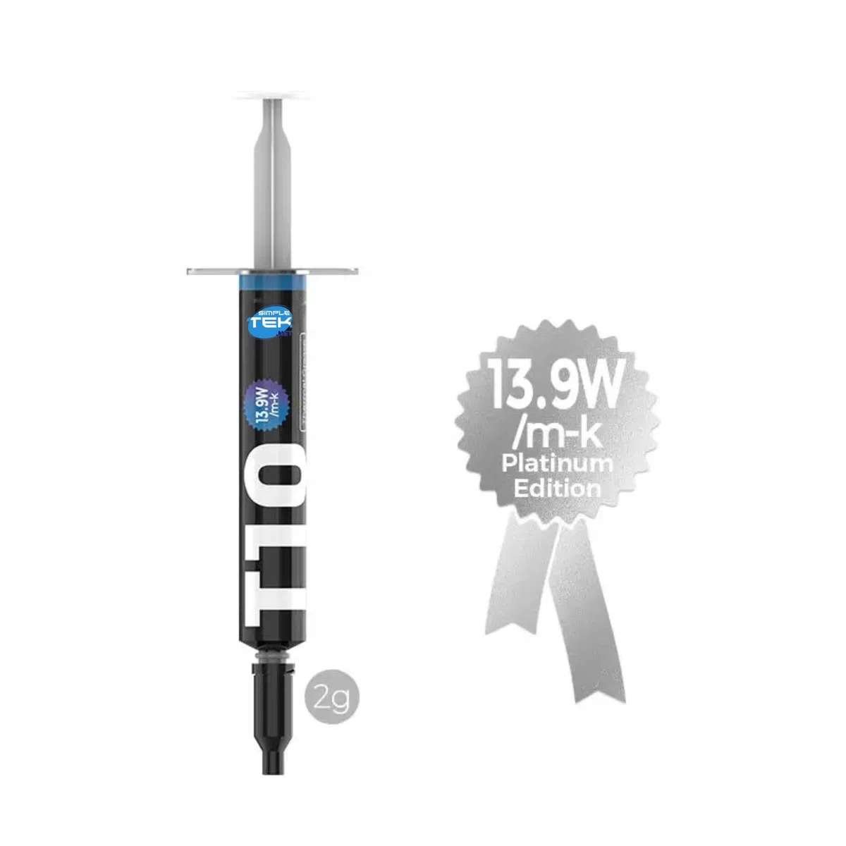 SIMPLETEK - Pasta Termica 2g | Conducibilità 13.9 W/m-k | Compatibile con tutti i processori | Grigio