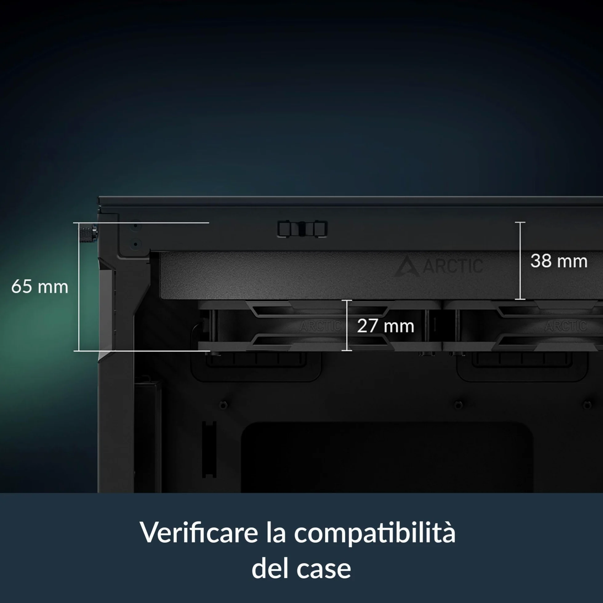 ARCTIC Liquid Freezer III Pro 280 - Dissipatore AIO per CPU, 2 x 140 mm Raffreddamento a Liquido, Radiatore da 38 mm, Pompa PWM, Ventola VRM, AM5/AM4, Intel LGA1851/1700 Telaio di Contatto - Nero