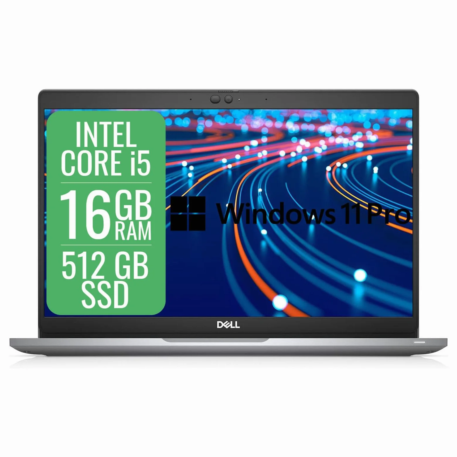 Dell Latitude 5320 SILVER EDITION, Pc Portatile i5-1135G7, Notebook con Display FHD da 13.3", Ram 16Gb, SSD 512Gb, Windows 11 Pro + Libre Office (Ricondizionato)