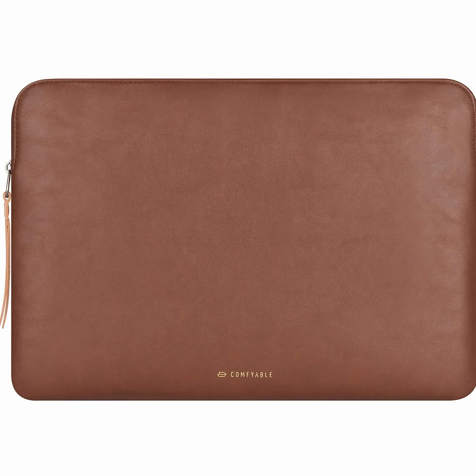 Comfyable custodia laptop slim compatibile con MacBook Air e MacBook Pro 13/14 pollici M5/M4/M3/M2/M1 Pro/Max 2026-2021, sleeve da viaggio Mac in PU, Marrone