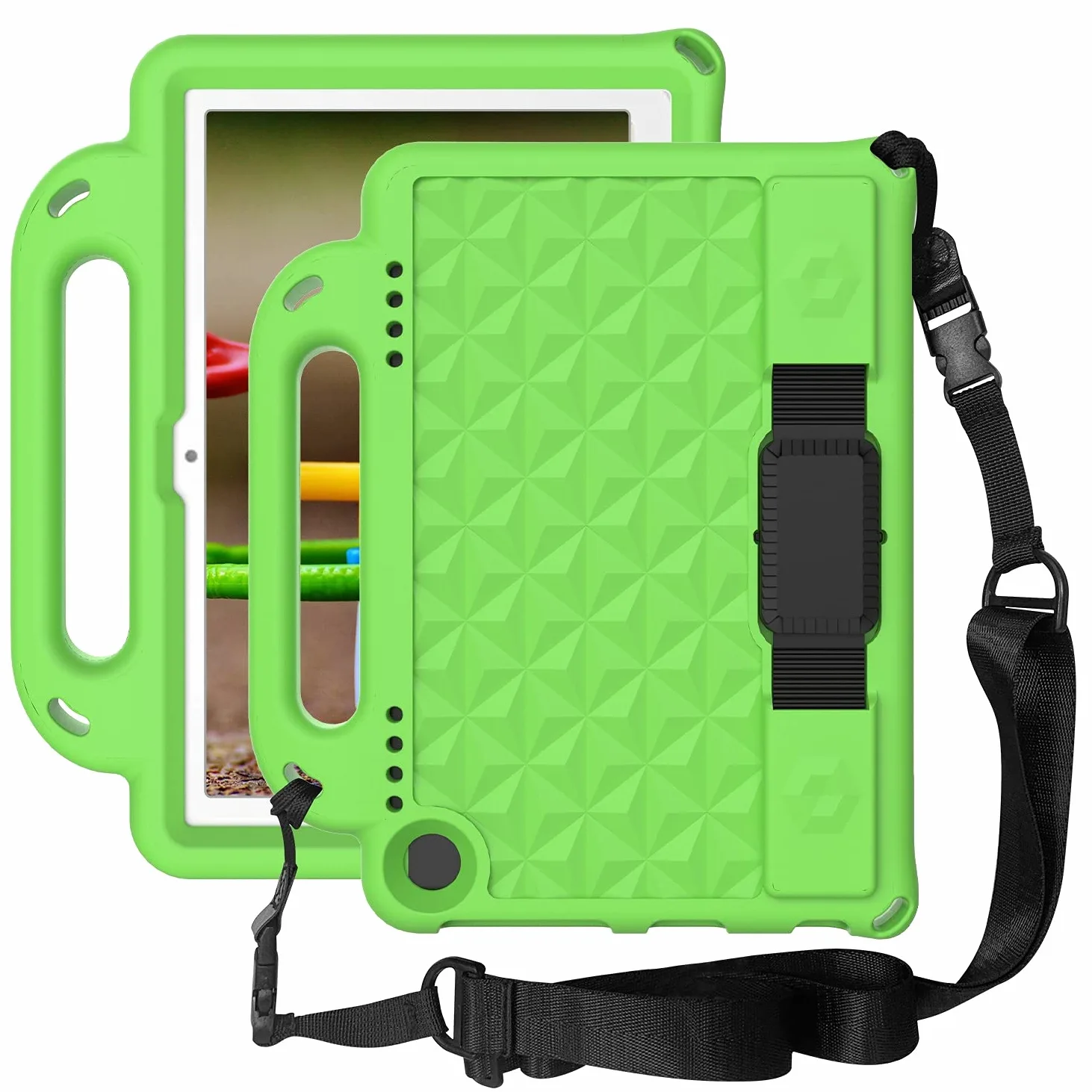 Custodia Protettiva per Tablet Custodia for Tablet for Il Fuoco HD 8. Plus (2020), Body Full Full Body Body Eva. Custodia Protettiva con Manico e Tracolla Protezione Resistente(Ye?Il)