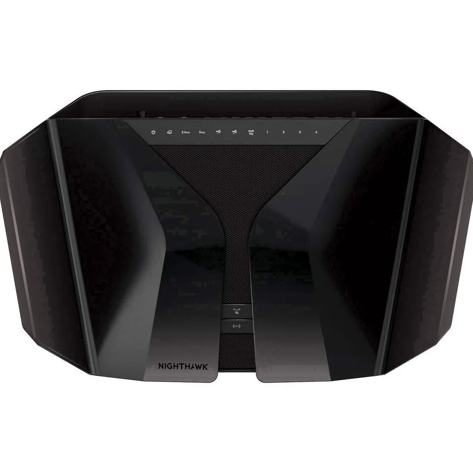 NETGEAR RAX120 Router WiFi 6 Nighthawk AX12, Velocità WiFi AX6000, Capacità per Oltre 30 Dispositivi, 5 Porte Gigabit, 2 Porte USB 3.0