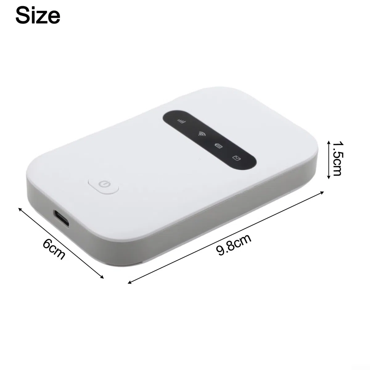 Router WiFi mobile 4G 5G: Hotspot wireless portatile con batteria da 3000 mAh, dispositivo Internet LTE da 300 Mbps per viaggi, auto, uso esterno, slot per scheda SIM, costruzione ABS