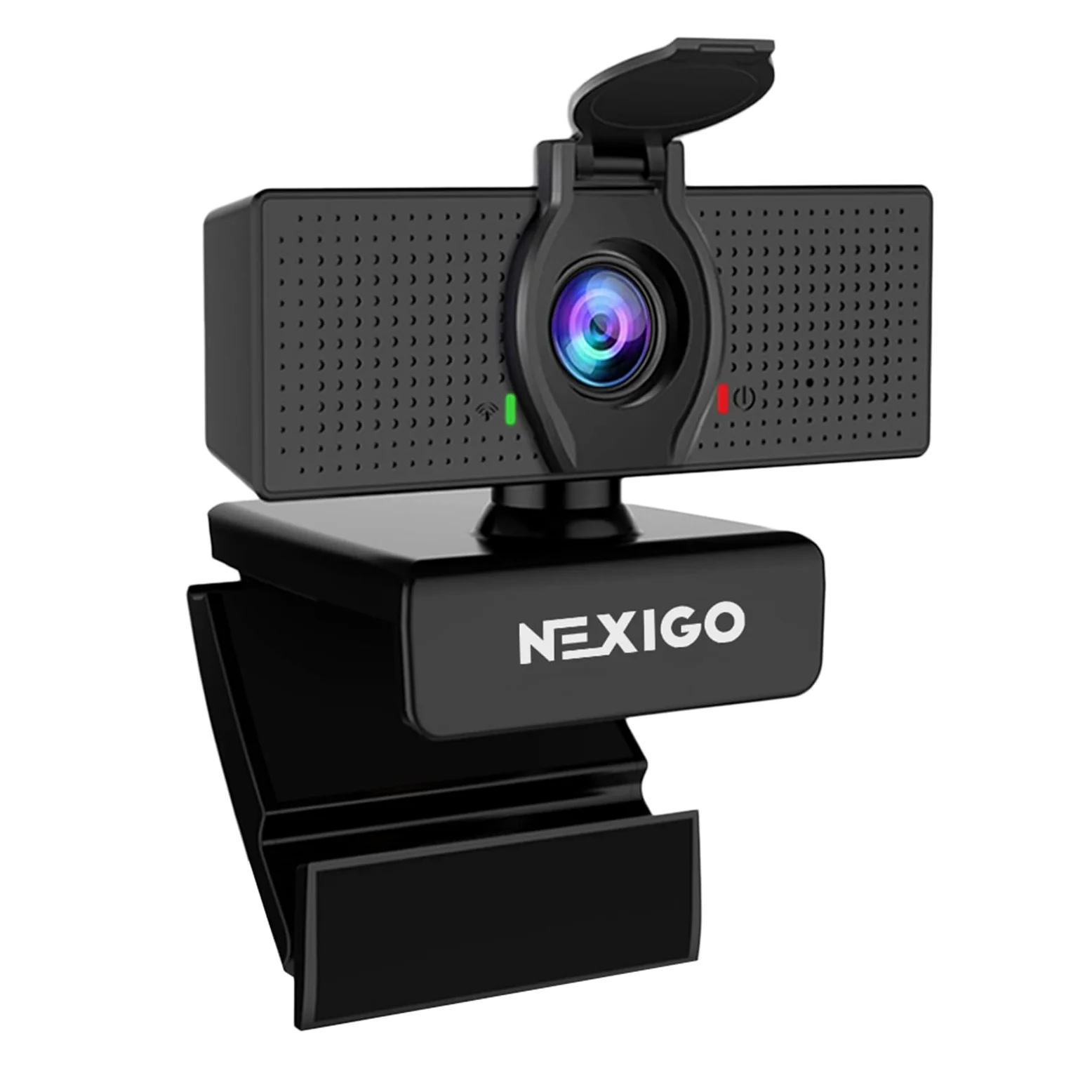 NexiGo N60 Webcam 1080P con Microfono, FOV Regolabile, Zoom, Controllo Software e Copertura Privacy, USB HD Camera Web per Computer, Plug and Play, per Zoom/Skype/Teams