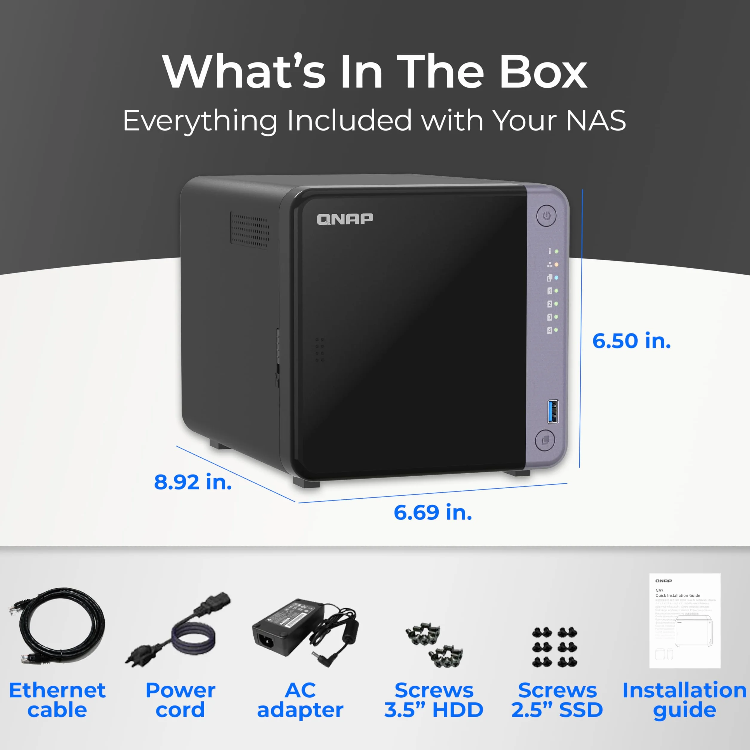 Qnap TS-432X-4g, Nas, Tower, Alpine, Alpine AL-524, 4gb, Ddr4