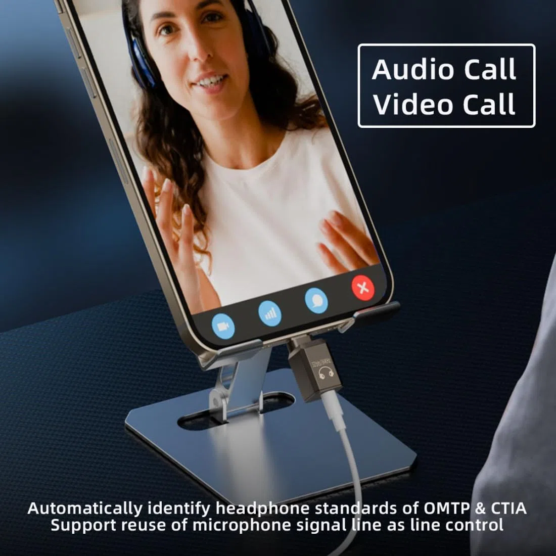 ChenYang Adattatore da USB C a jack per cuffie da 3,5 mm, compatibile con alta risoluzione a 32 bit, 384 KHz, qualità audio HiFi con chip DAC
