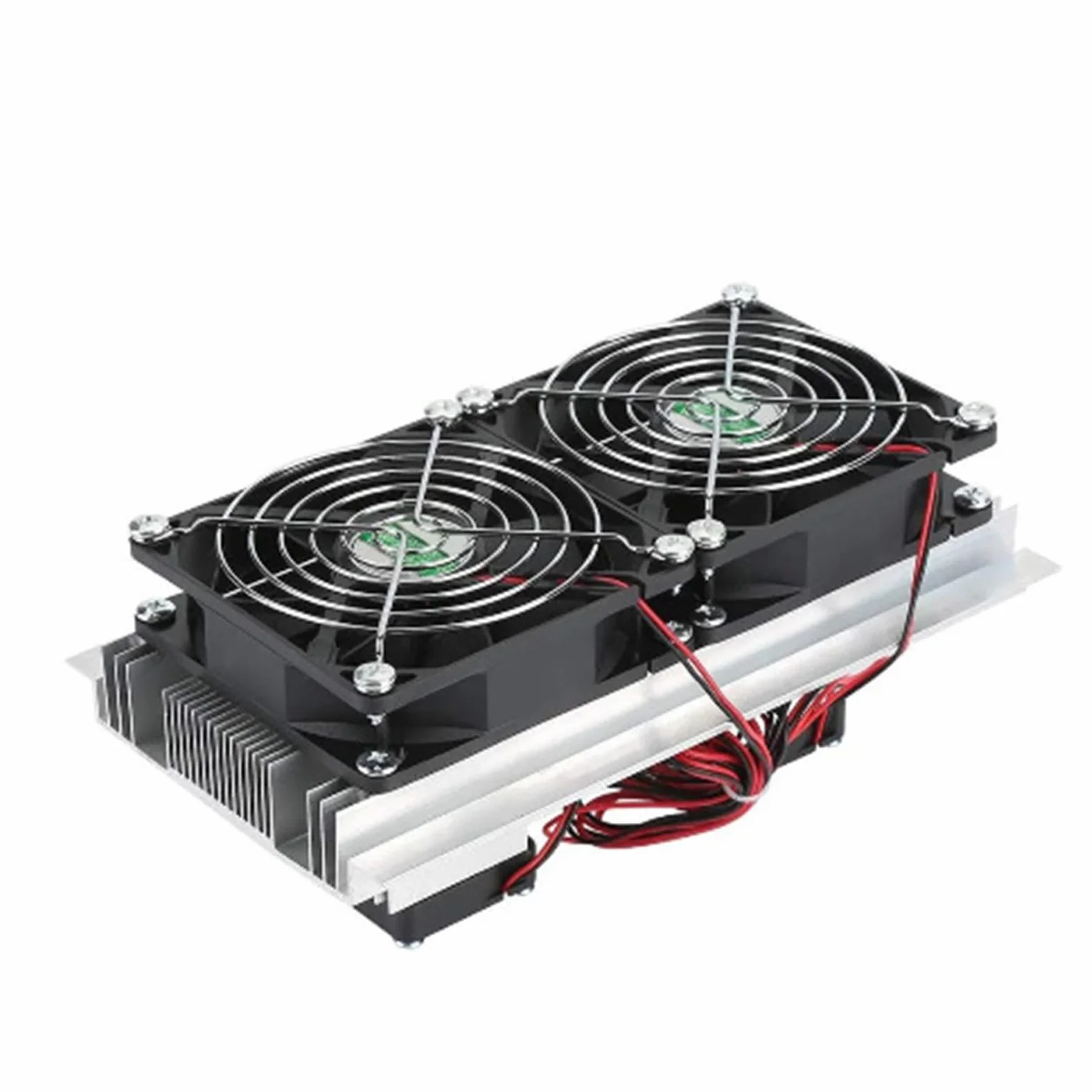 Kit doppio di raffreddamento, modulo di raffreddamento a semiconduttore con design a doppia ventola, piccolo e leggero per mini condizionatori, ampia applicazione per piccoli