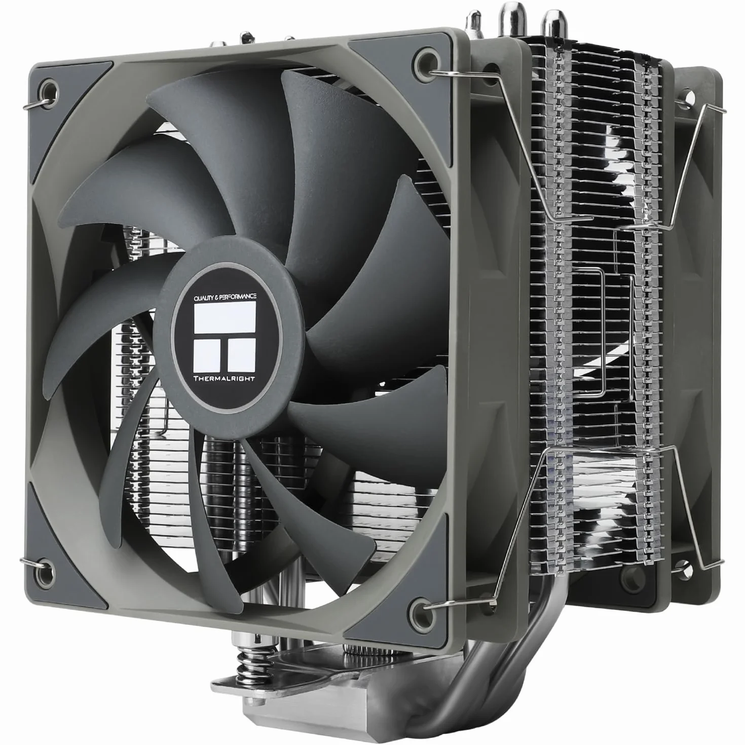TR-Thermalright Assassin Spirit 120 V2 Plus Dissipatore per CPU-4 Heat Pipe, Doppie ventole silenziose da 120mm-1500RPM, per AM4/AM5, Intel LGA1851/1700/115x/1200, Raffreddamento per PC
