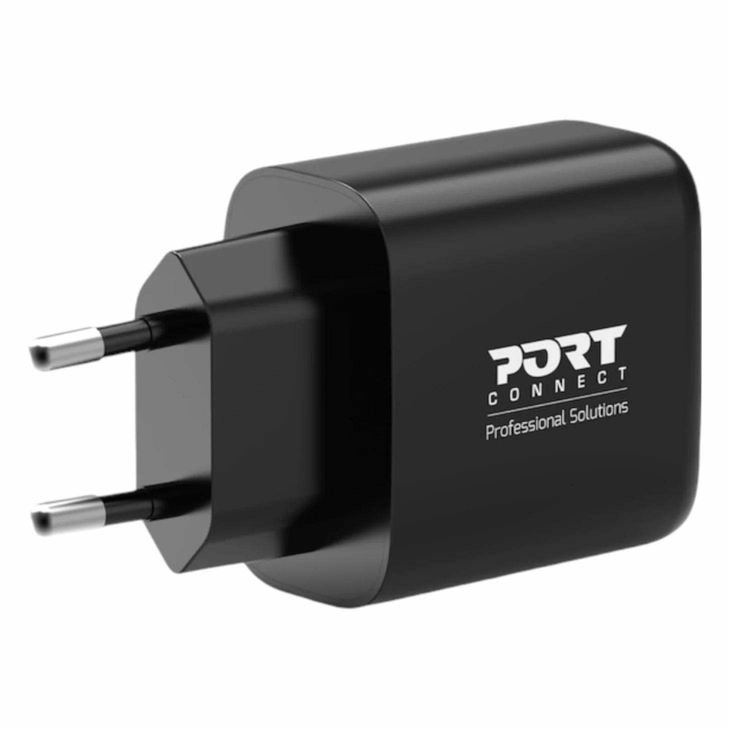 Caricabatterie Da Muro Gan UsB-C E UsB-A - Port Designs - 902104eu - 65 W - Nero