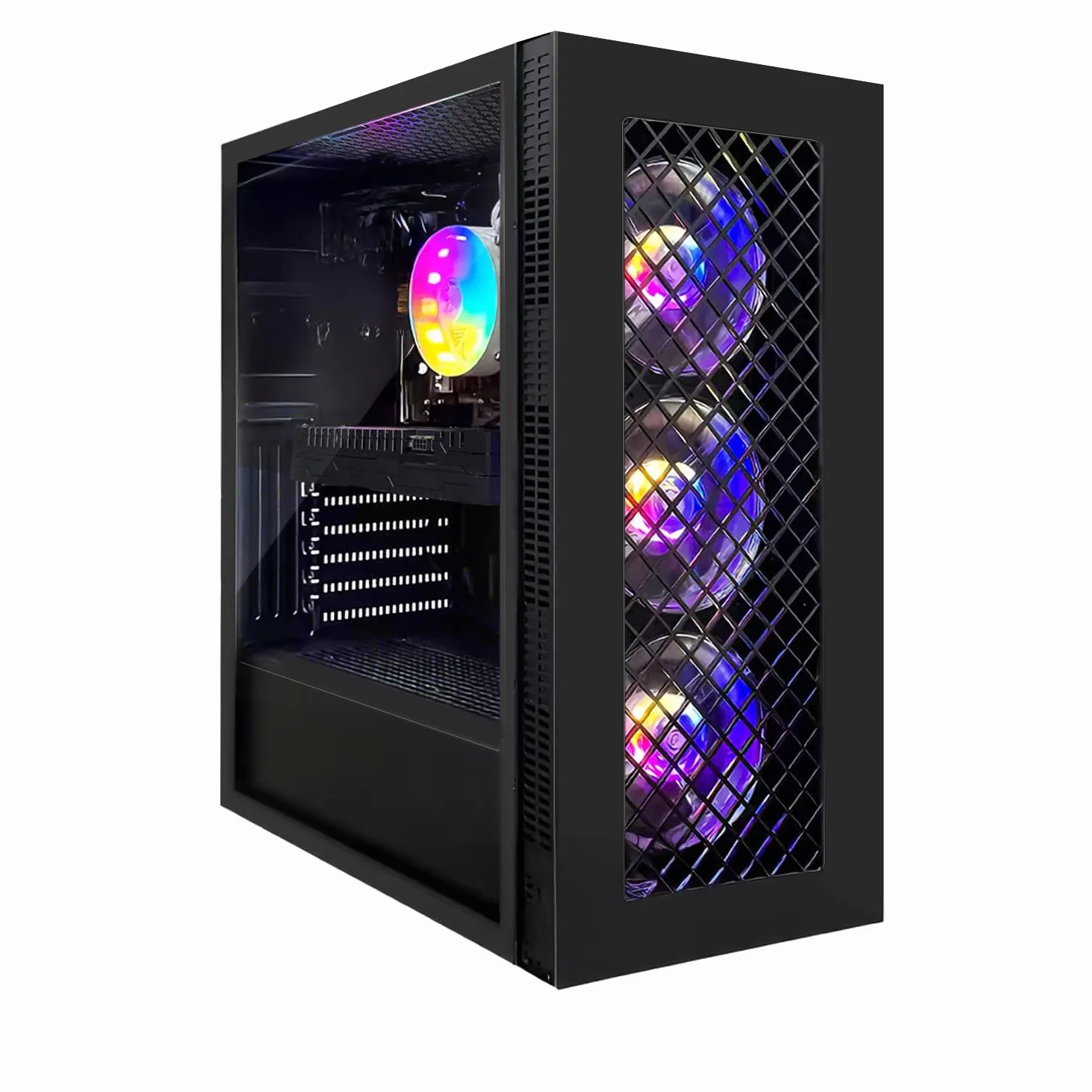 STGSivir PC Gaming Fisso, Computer Gaming, Core i7 8 gen fino a 4.1 GHz • Nvidia RTX 2060 Super 8GB GDDR6 • 32GB DDR4 RAM • 1TB SSD • WiFi 6 • BT • Windows 11 Pro