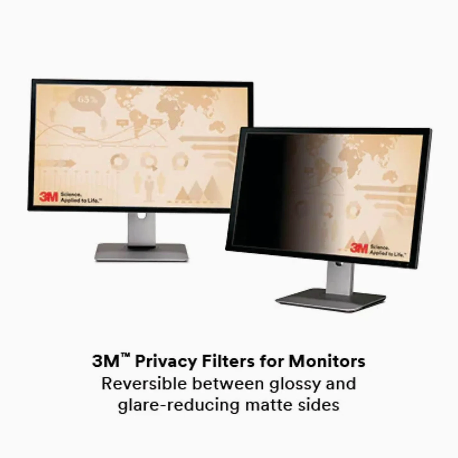 3M Privacy Filter for 24" Widescreen Monitor, Nero