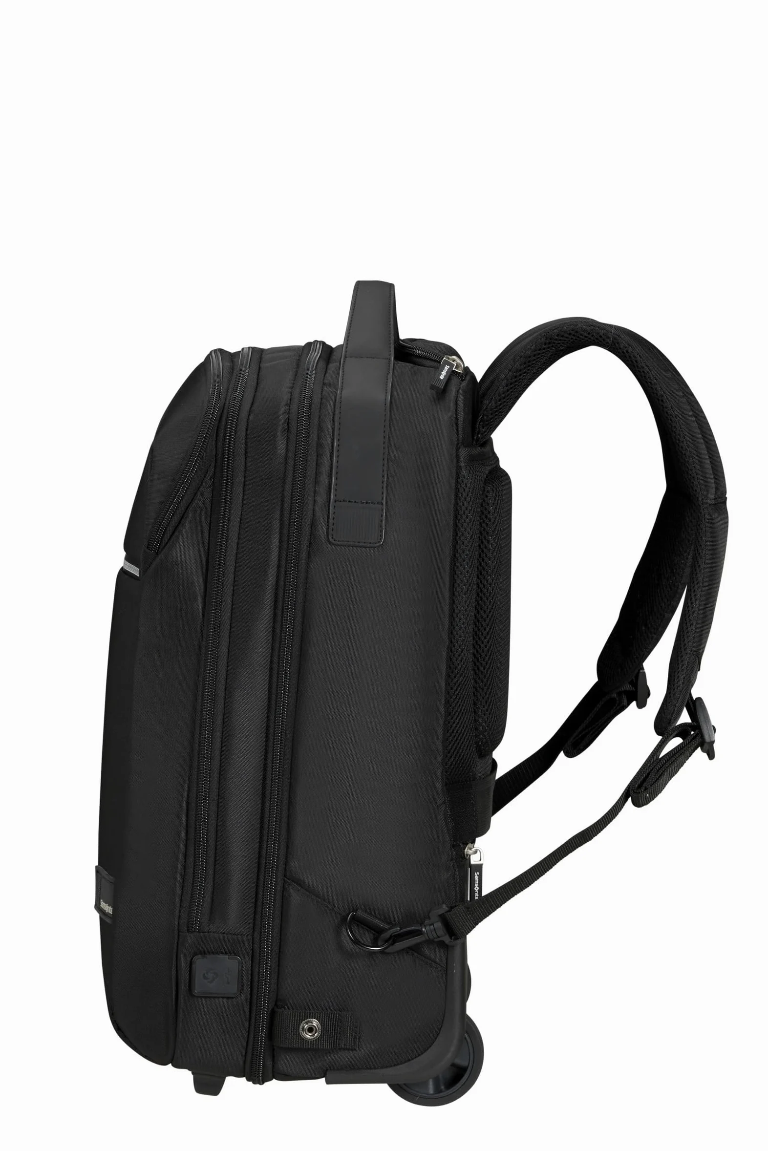 Samsonite Litepoint - Borsa PC con Ruote 17.3" (48 cm) con Funzioni Smart, Organizzazione Interna Pratica, Trolley Business - 30L - Nero (Black)