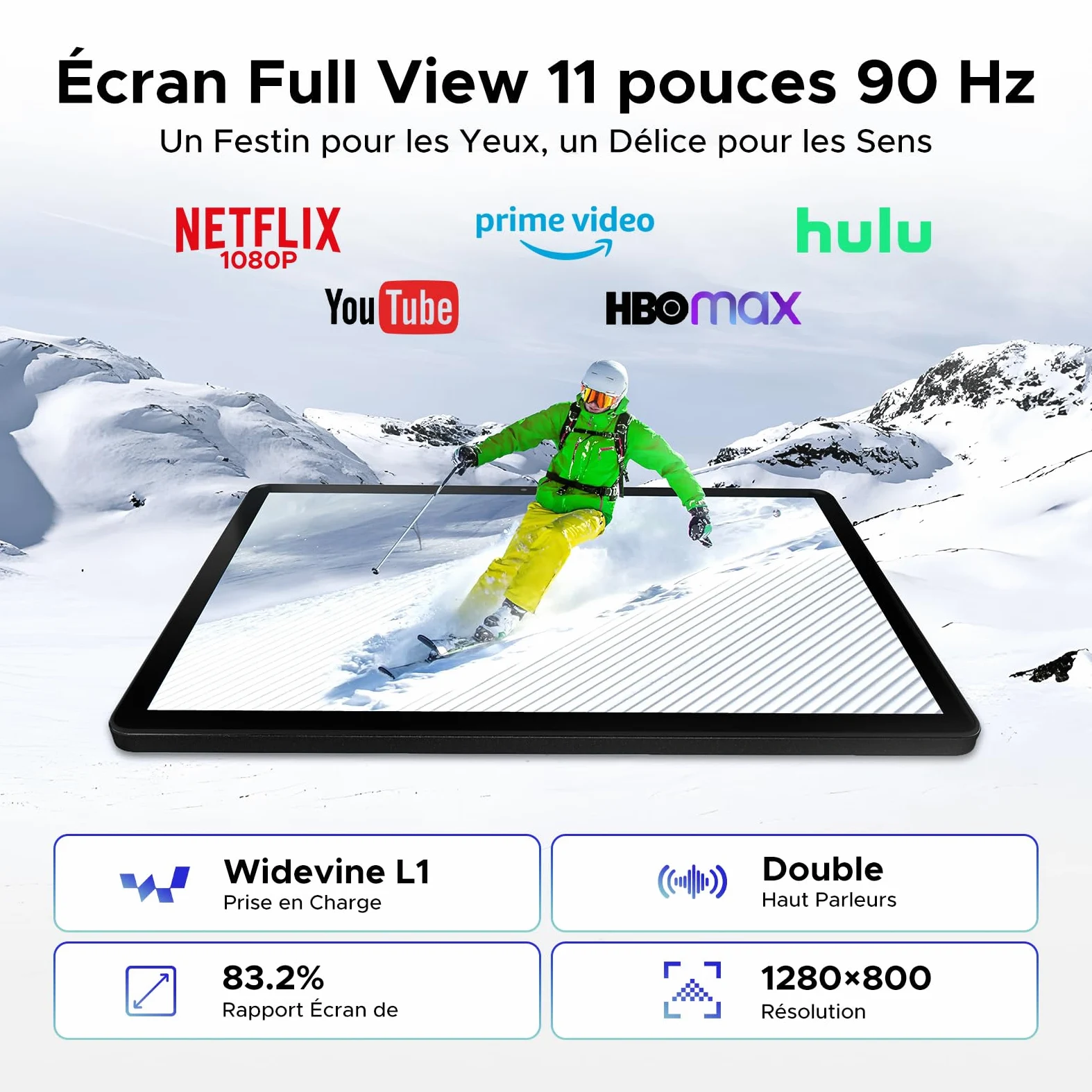 P11 Tablet Android 16, Tablet 11 Pollici con 48 GB RAM + 128 GB ROM/TF 2 TB, T7250 Tablet con Tastiera, Display 90Hz, 8800mAh, Gemini AI, Widevine L1, Face ID, WiFi5, Penna, tastiera, Nero