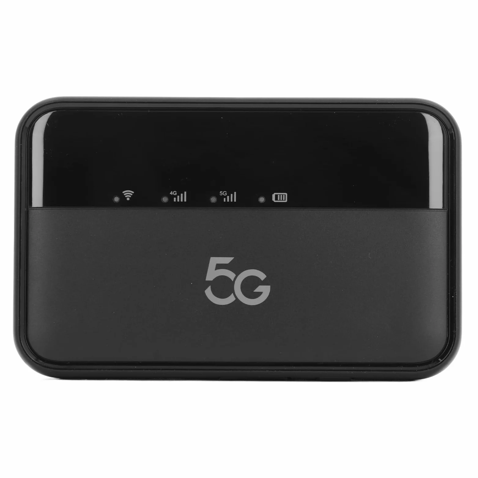 Generic Router Wireless Modem WiFi 5G Portatile con Connessione Ad Alta velocità, Batteria a Lunga Durata, 16 Dispositivi Supportati, per Viaggiatori, ABS 5,3x3,1x0,6 Pollici