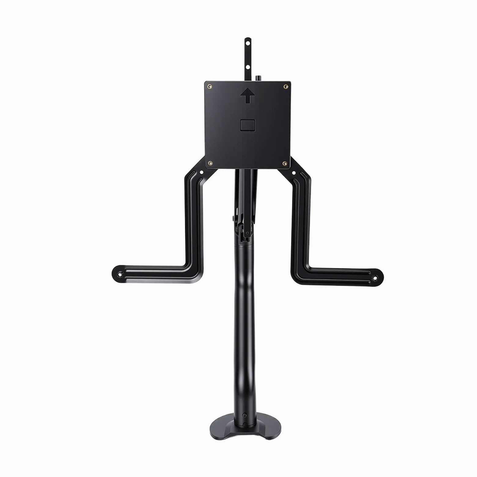 Braccio per Display Supporto da Scrivania Regolabile in Acciaio PP per Display Curvo Ergonomia da Ufficio, Design Moderno, Facile Installazione