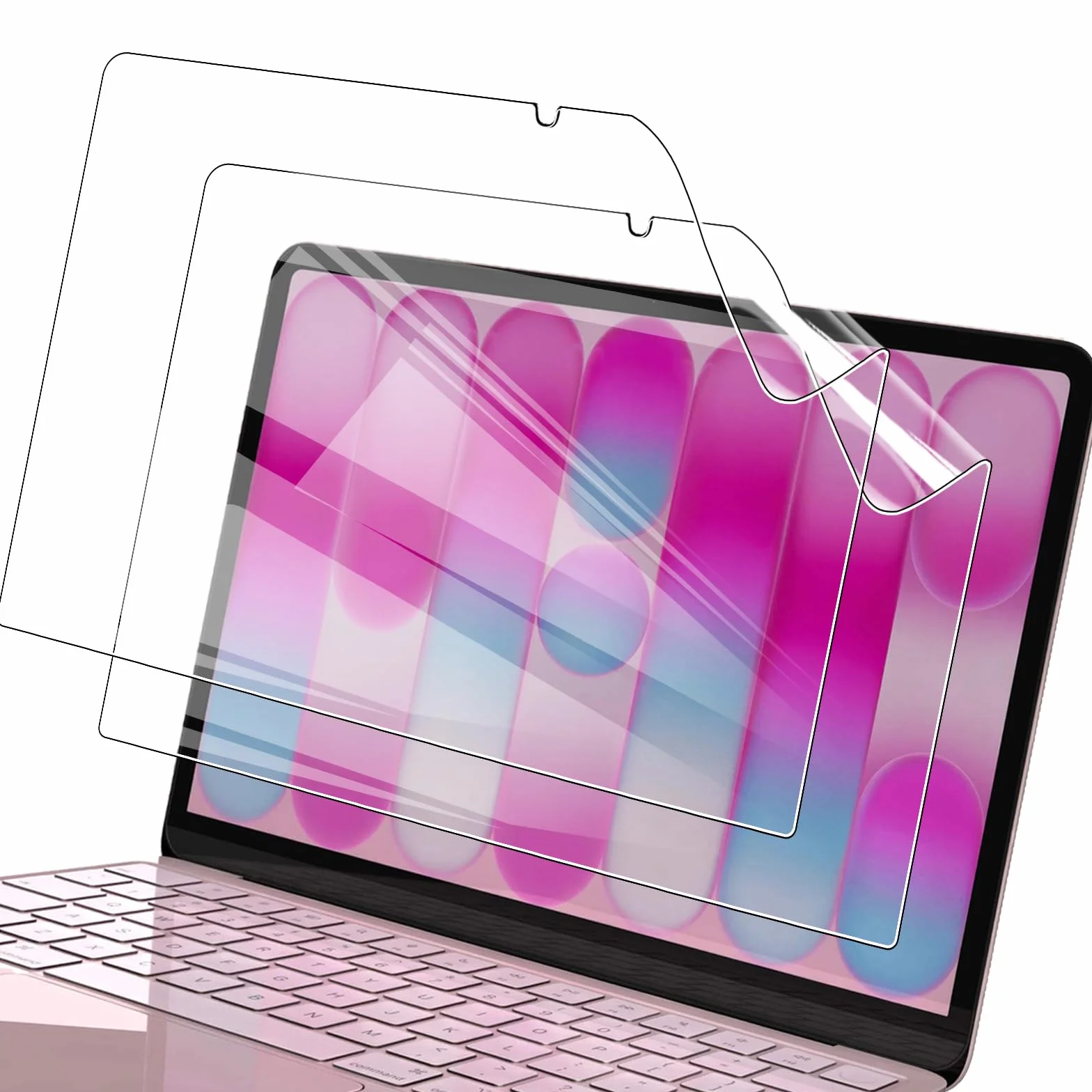 Pellicola Protettiva per MacBook Neo 13 Pollici, [2 Pezzi] Soft PET Ultra Sottile Protezione Schermo, Anti-Graffio, Senza Bolle, HD Trasparente Pellicola Protector Film