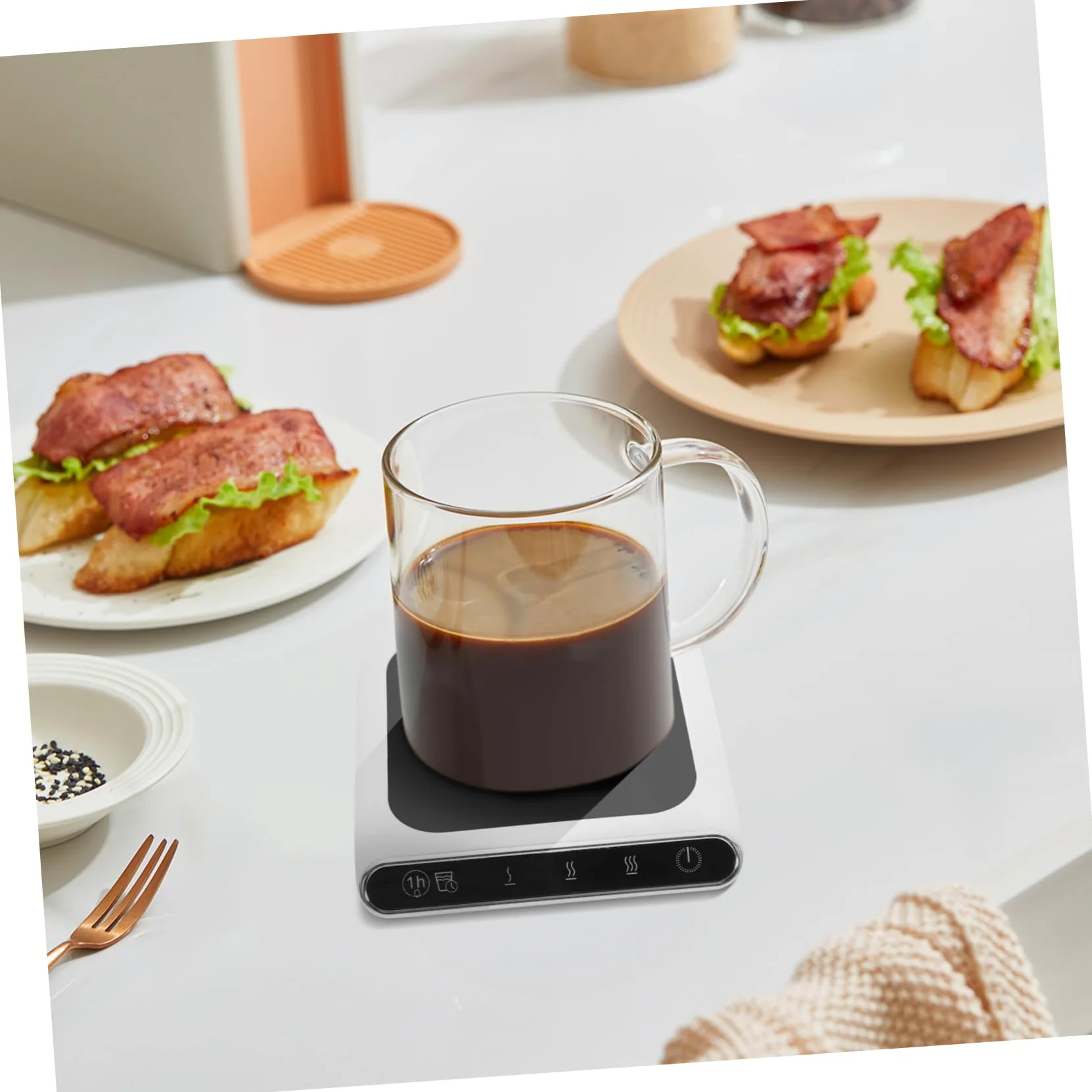 Scalda Tazze Usb Sottobicchiere Riscaldante Per Ufficio Scrivania Tre Velocità Regolabili Automatico Caldo Bevande Caffè Tè Cioccolata