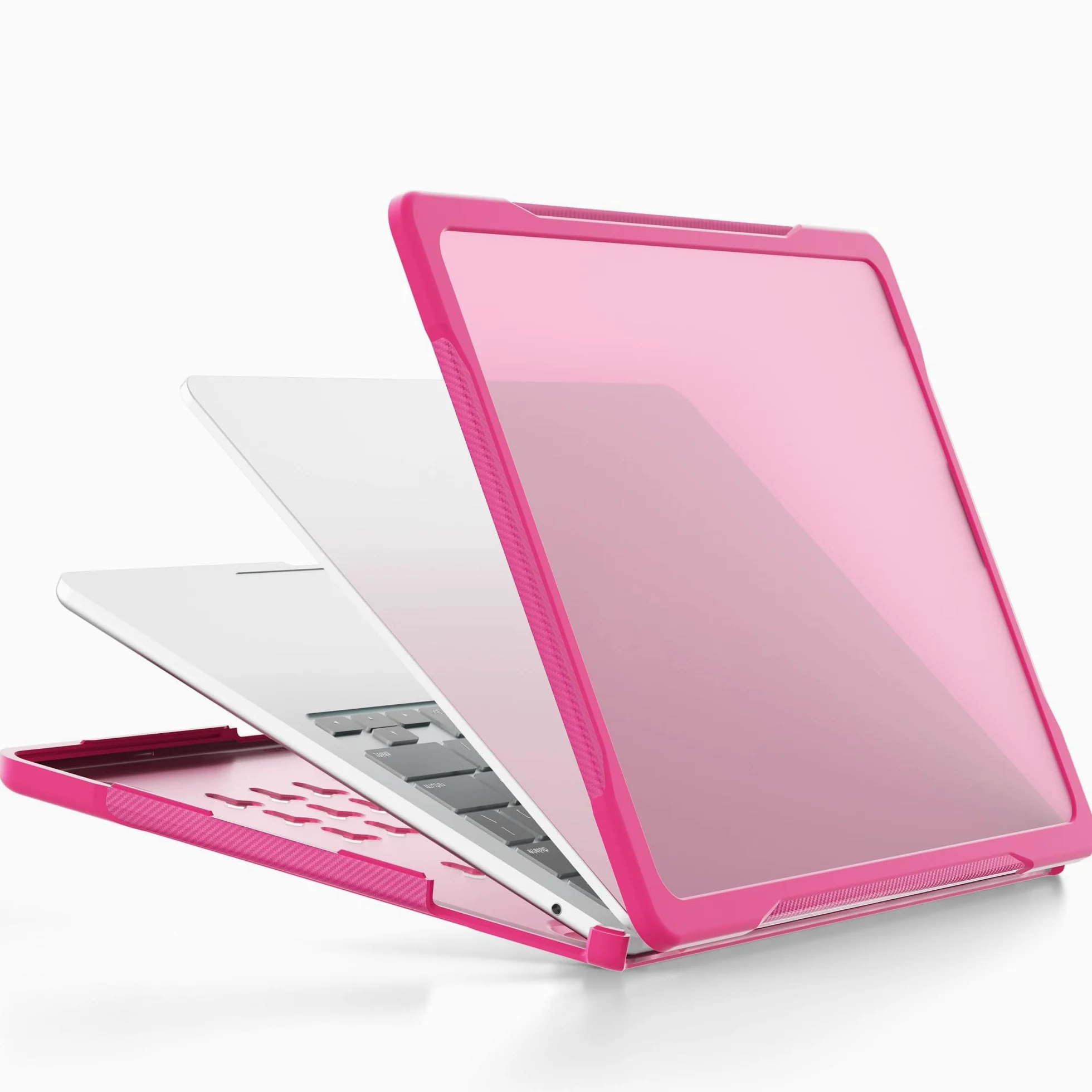 Custodia protettiva per tablet PC compatibile con MacBook Air 13,6 pollici Custodia 2022 2024 Release M3 A3113 M2 A2681, custodia protettiva rigida a doppio strato TPU paraurti compatibile con MacBook