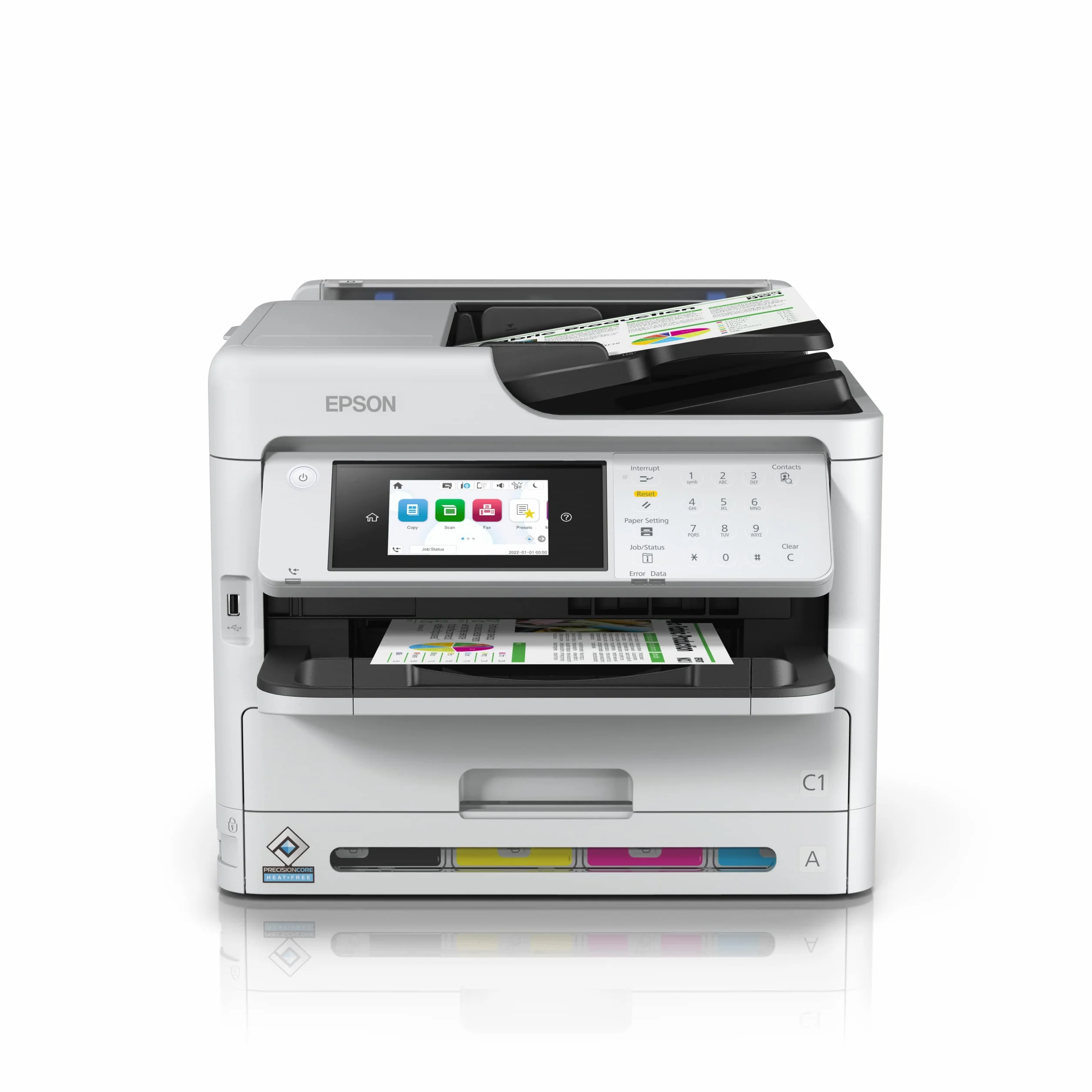 Epson WorkForce Pro WF-C5890DWF Ad inchiostro A4 4800 x 1200 DPI 34 ppm Wi-Fi (Epson WorkForce Pro WF-C5890DWF Inkjet Printer)