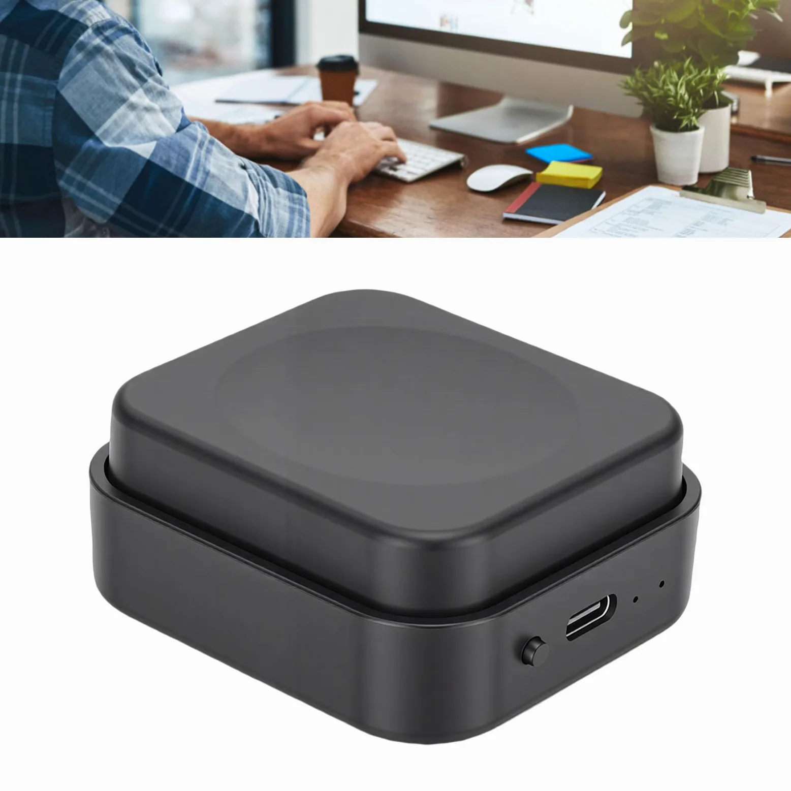 Vikye Tastierino a Tasto Singolo, Tastierino Macro a 3 Livelli, Programmabile con Bluetooth/2.4G/cablato, Input di 18 Caratteri, Tasto Grande, per Personalizzazione di