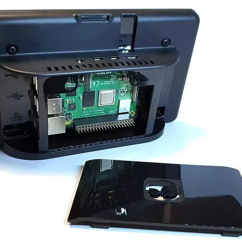 Raspberry Pi Custodia touch screen (Nero, Pi 4)